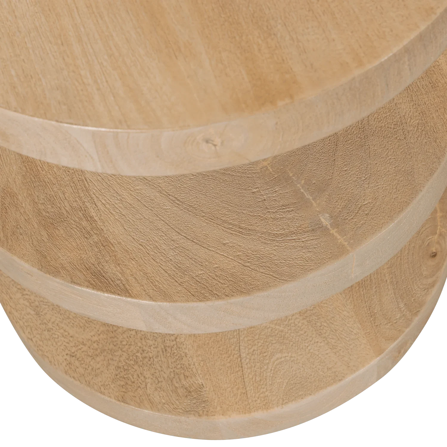 DARREN SEMICIRCULAR SIDE TABLE MANGO WOOD NATURAL - PARIS14A.RO