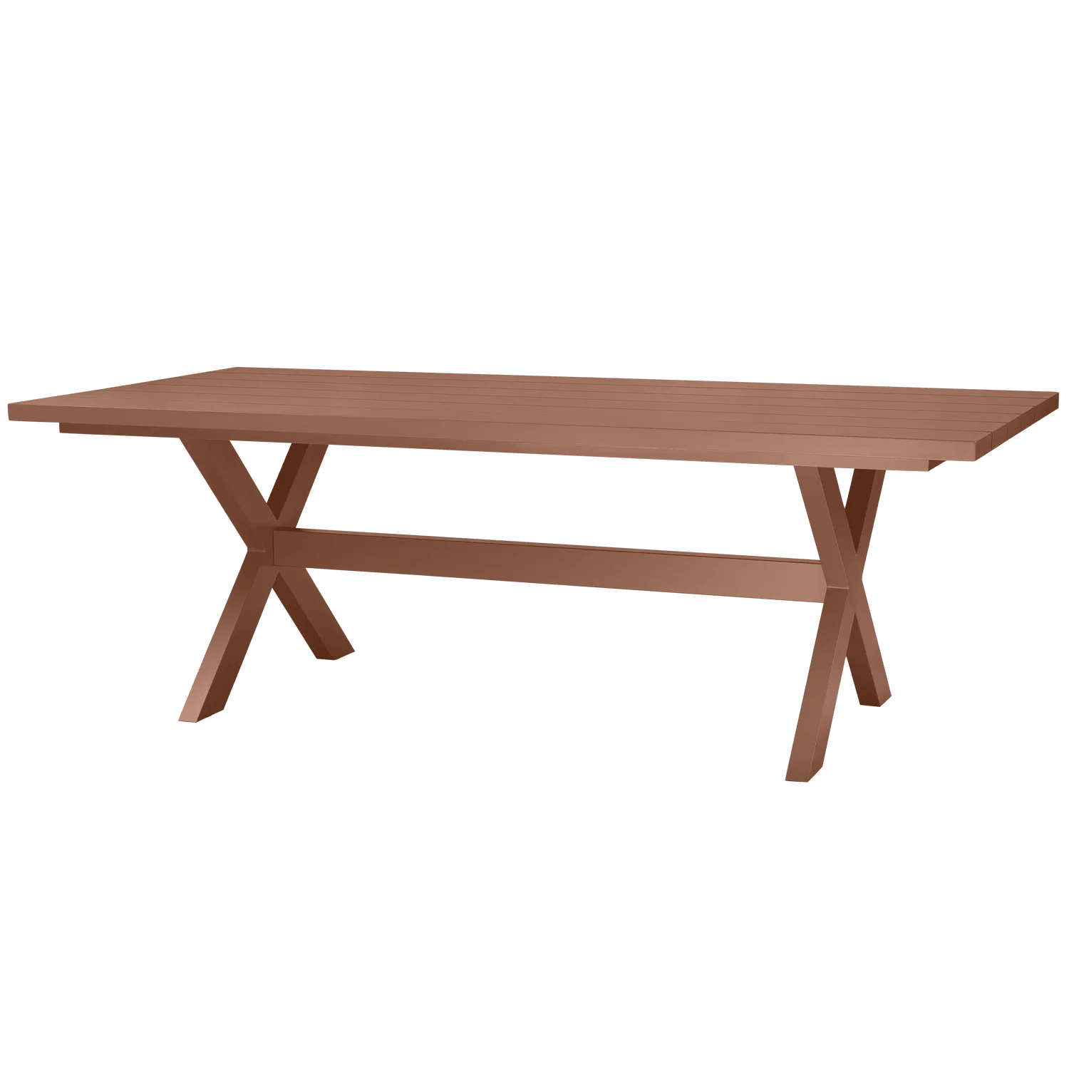 DELTA PICKNICK GARDEN table ALUMINIUM TERRA 220x100CM - PARIS14A.RO