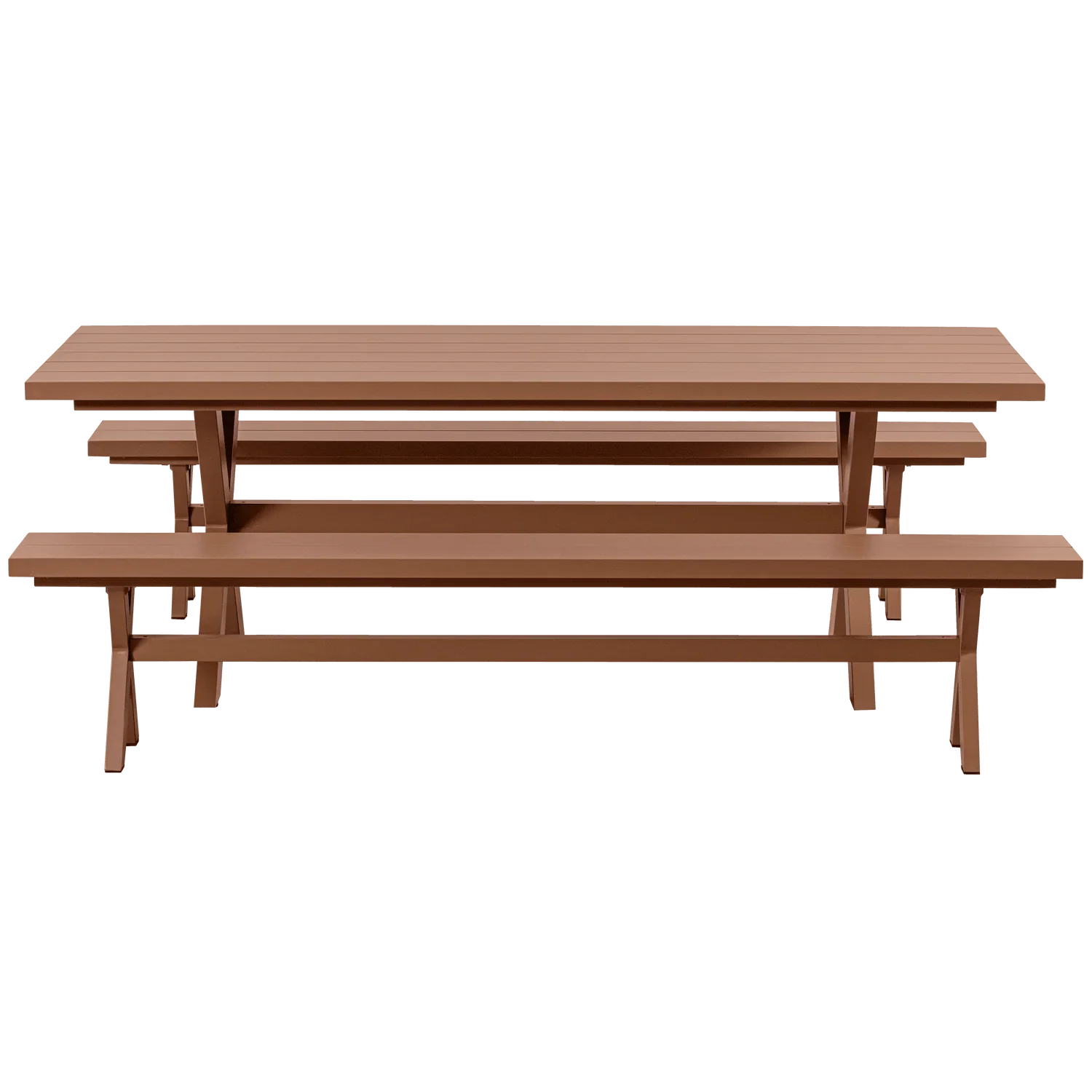 DELTA PICKNICK GARDEN table ALUMINIUM TERRA 220x100CM - PARIS14A.RO