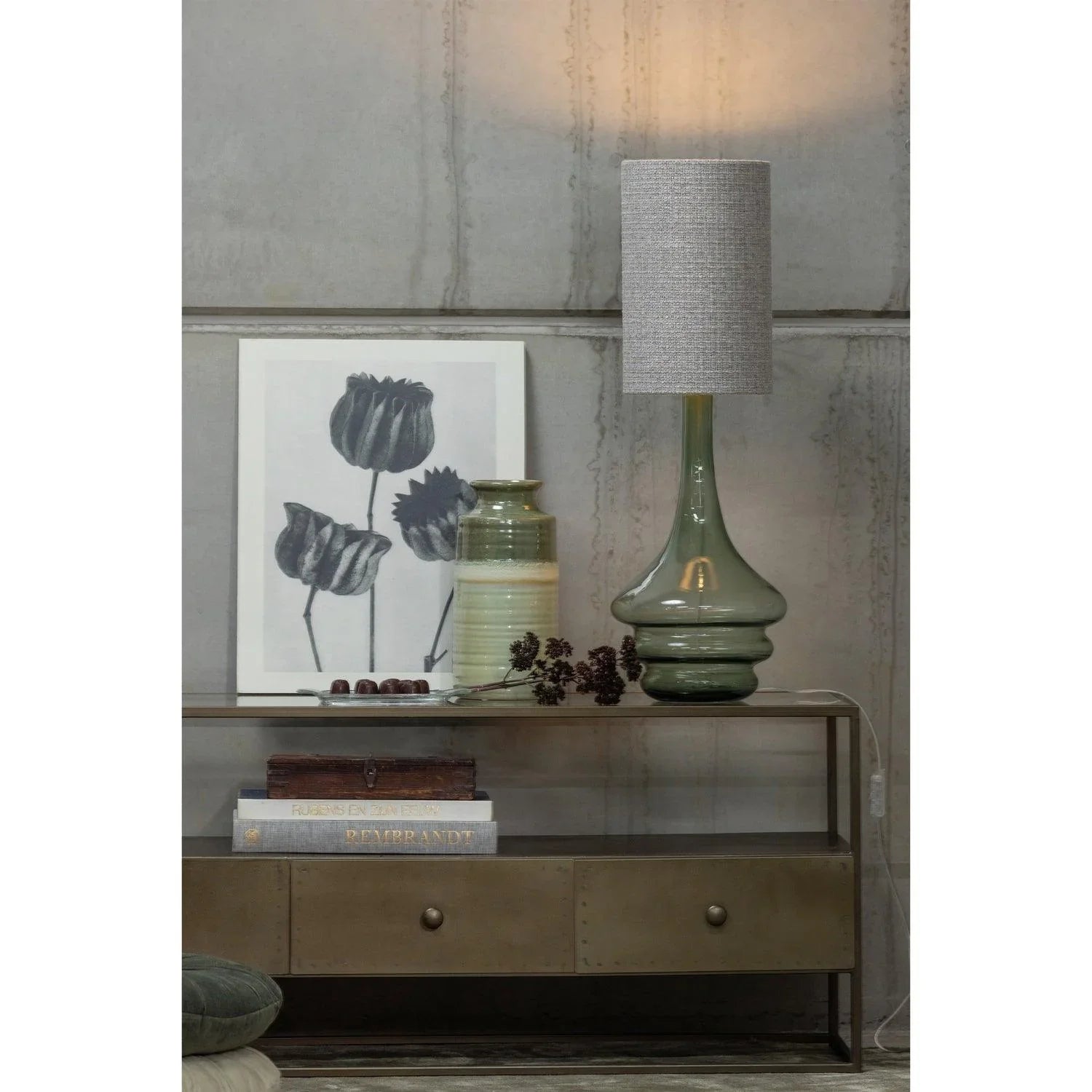 DEPART TV UNIT METAL ANTIQUE BRASS - PARIS14A.RO