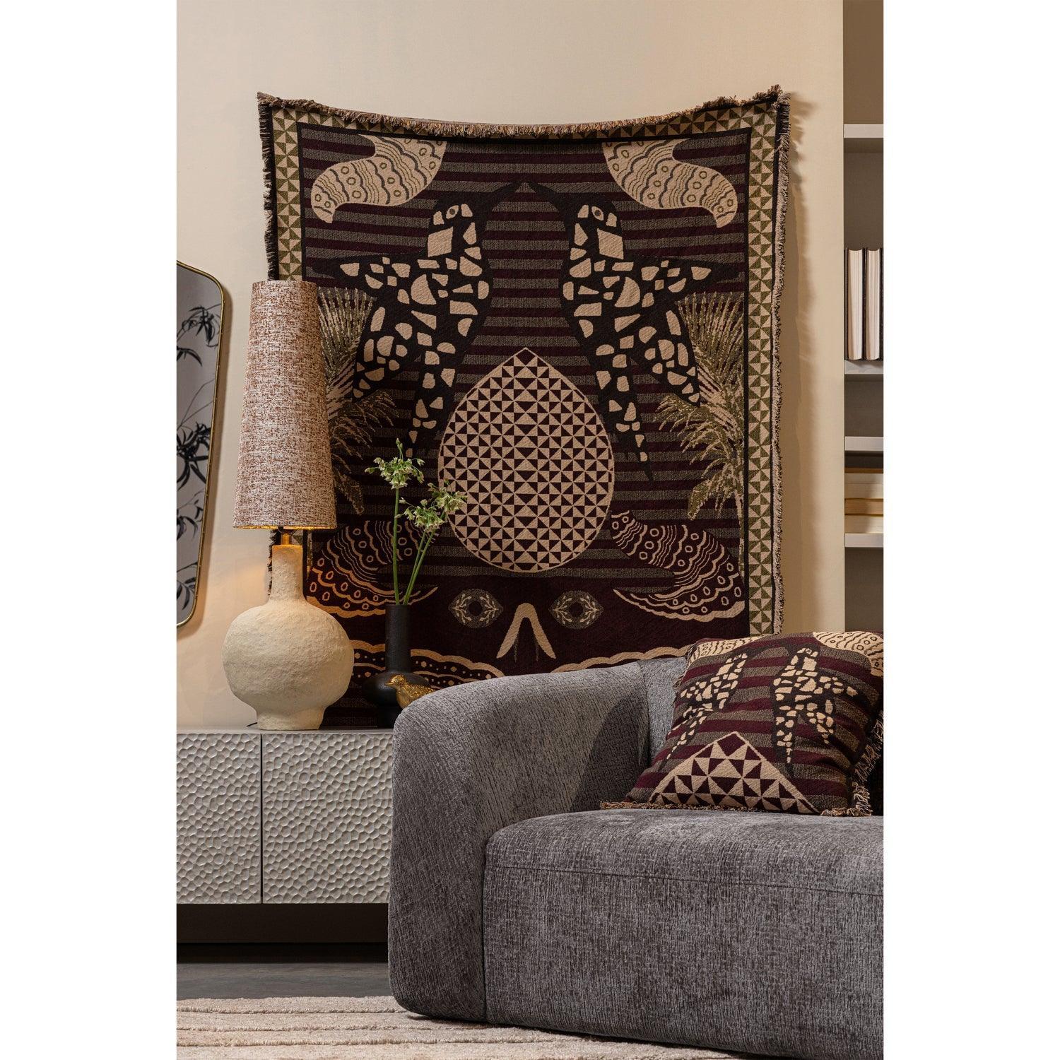 DEVOTE JACQUARD PLAID WITH DOUBLE BIRD MULTICOLOR - PARIS14A.RO