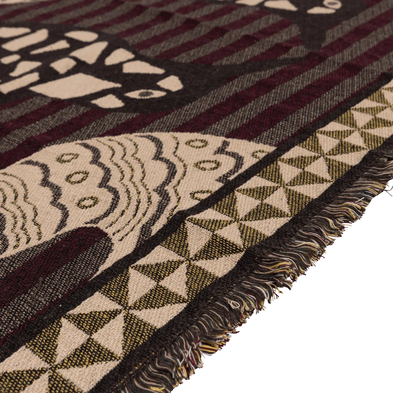 DEVOTE JACQUARD PLAID WITH DOUBLE BIRD MULTICOLOR - PARIS14A.RO