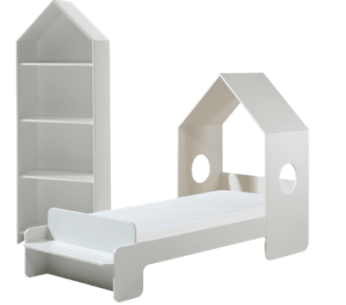 Deze CASAMI combinatie bestaat uit een bed (90x200) en een kastje zonder deur. - PARIS14A.RO