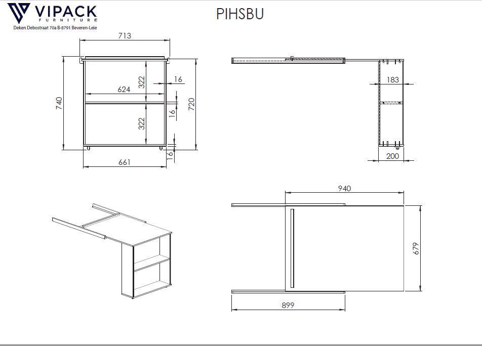 Deze PINO-combinatie bestaat uit een witte PINO hoogslaper , een PINO bureau , een PINO boekenkast , een PINO kommode 4 laden en een PINO hangtablet - PARIS14A.RO