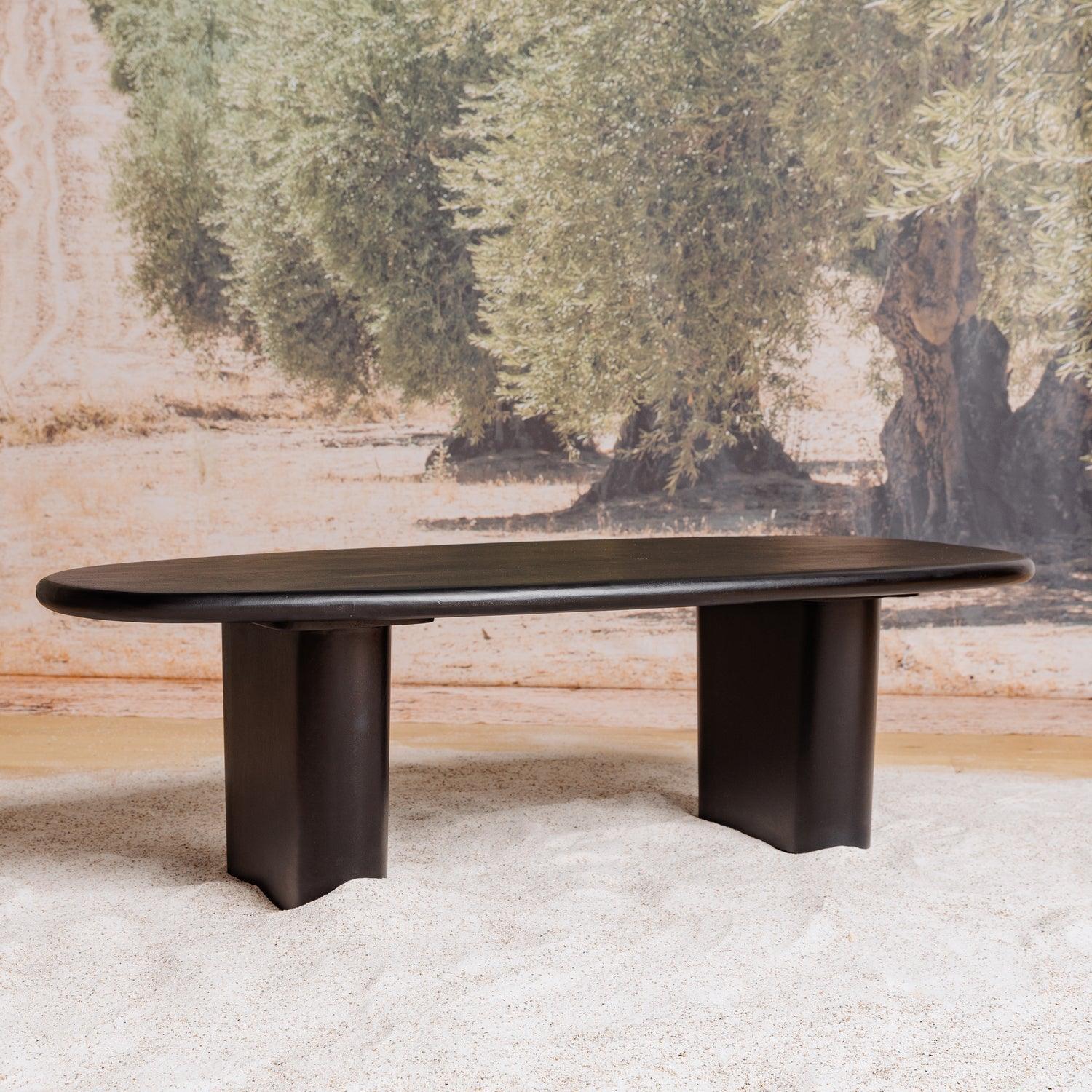 DIRCK TABLE MANGO WOOD BLACK - PARIS14A.RO