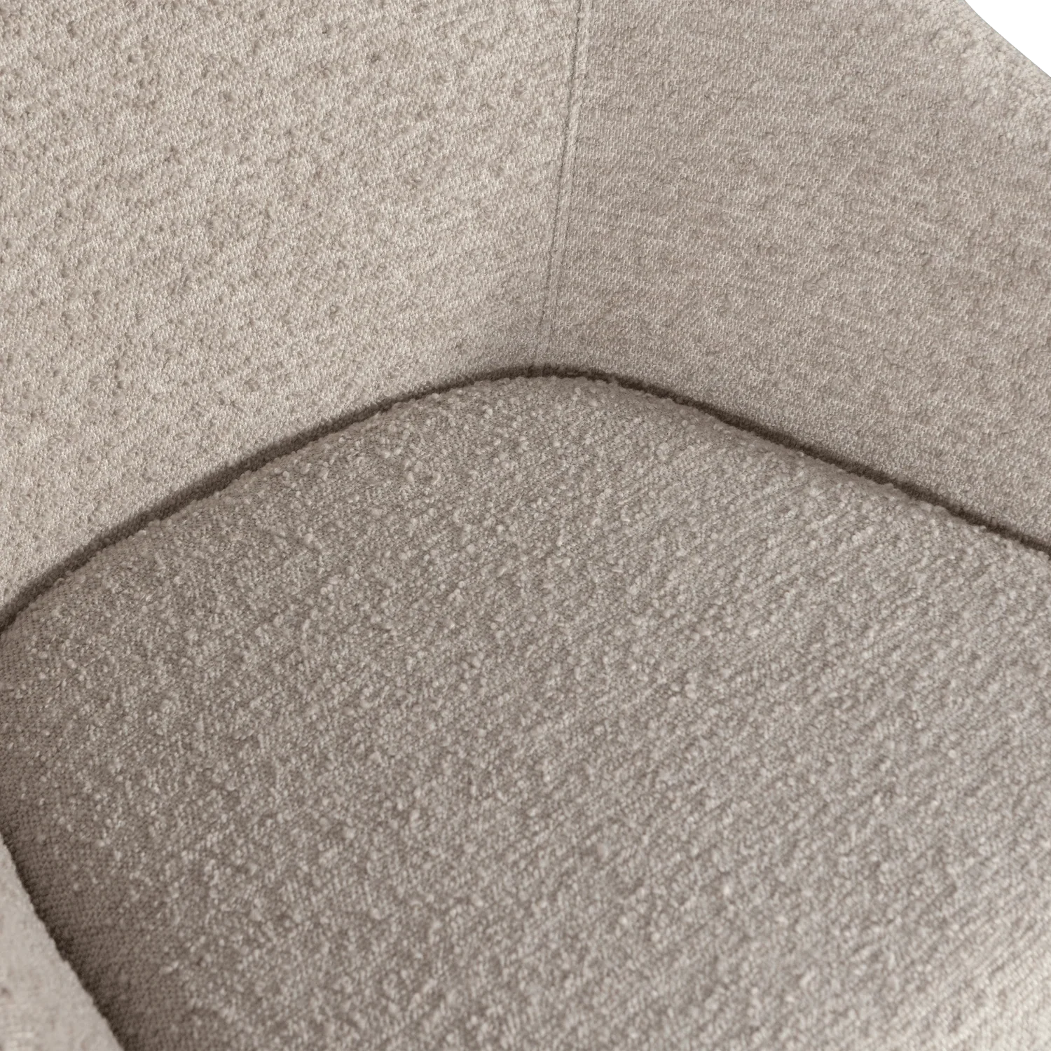 DITTE ARMCHAIR BOUCLÉ GREIGE - PARIS14A.RO