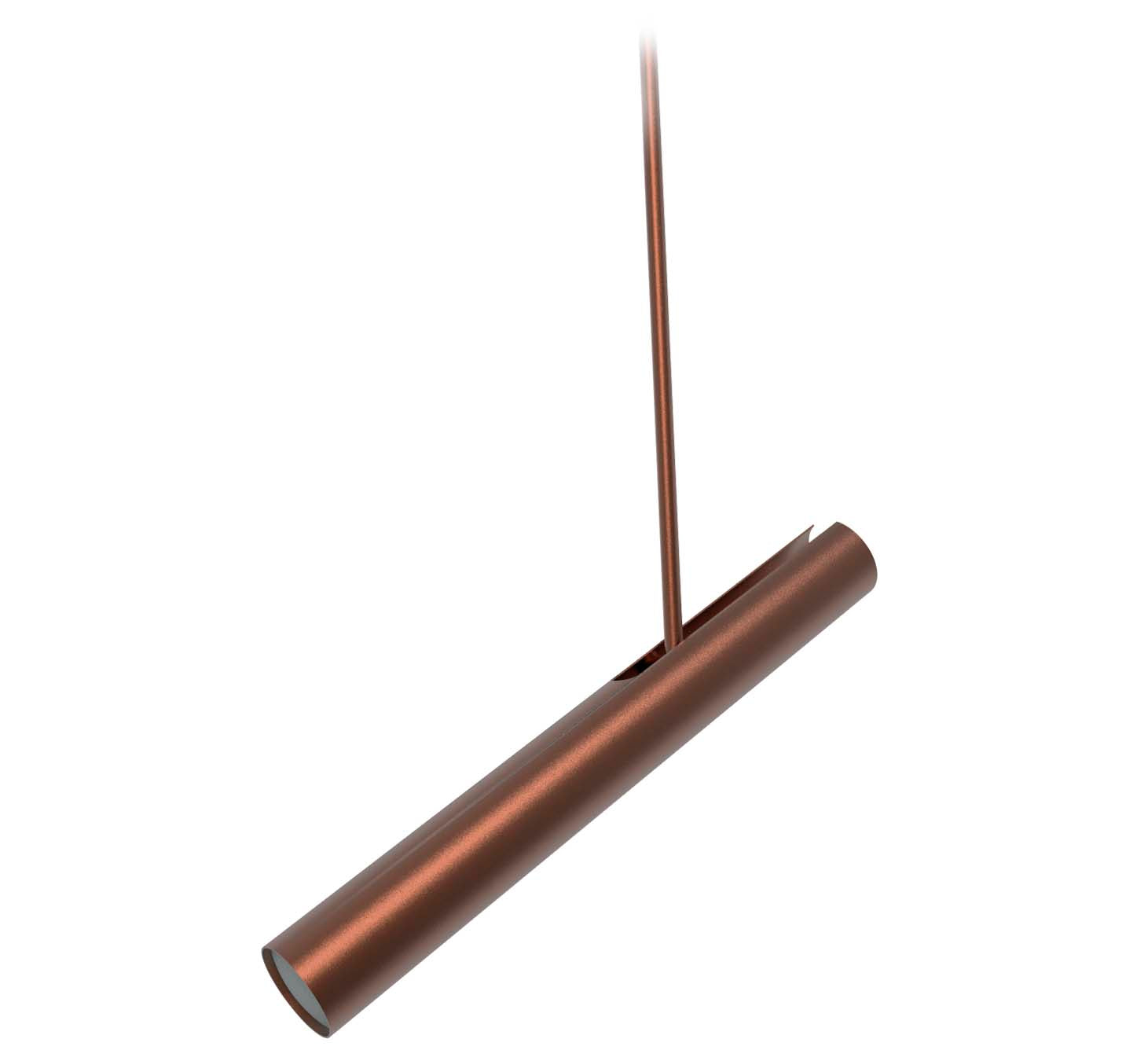 Robin plafonieră Rhoda | fier | Bronz | GU10 mini, 4x25x64 cm