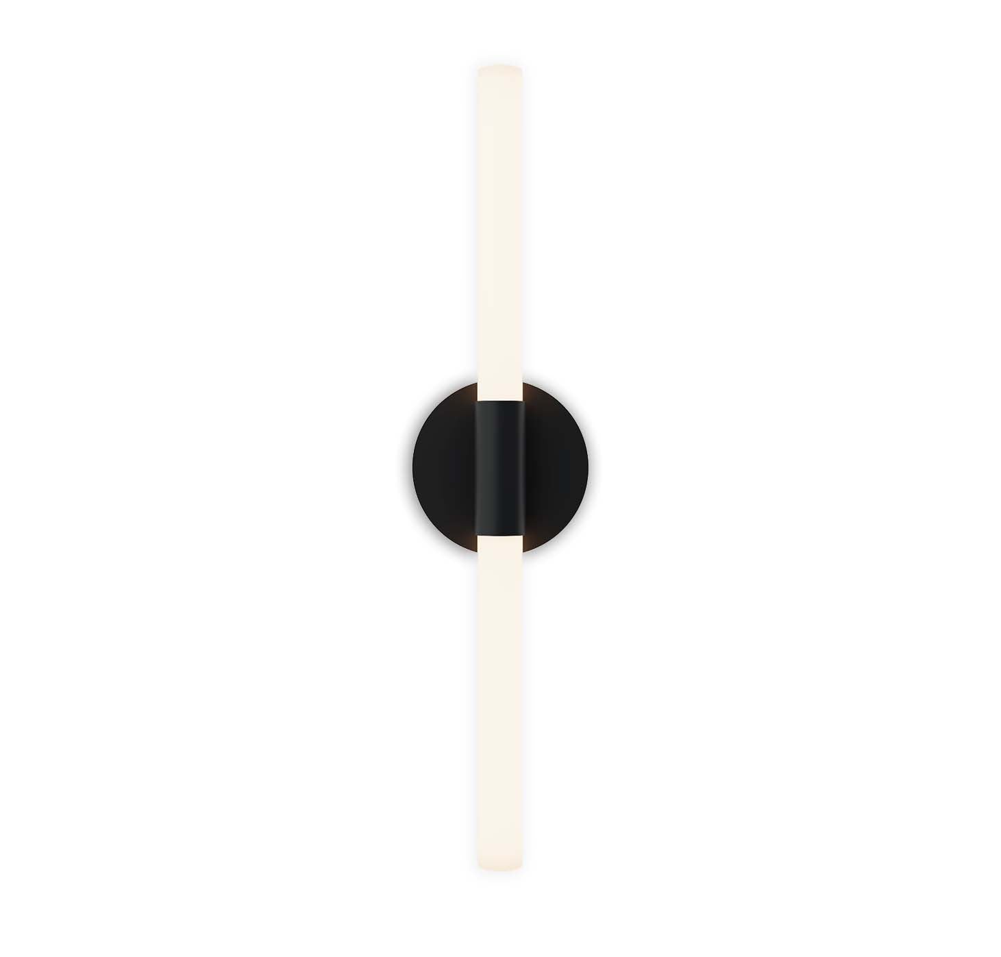 Robin aplică Roos 27K | fier, acrilic | Negru mat | 12W, 700Lm, 2700K, 12x7x52 cm