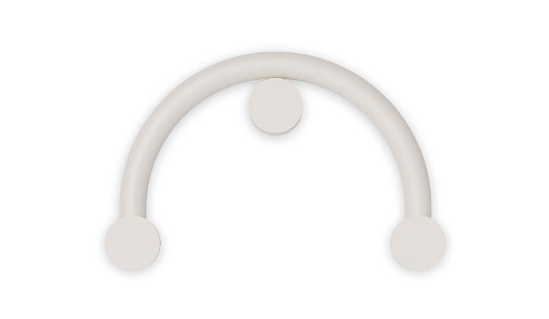Robin aplică Rigoberta Indirect 27k Curved fier, acrilic Alb mat 12.4W, 1840Lm, 2700K, 52x12x34 cm