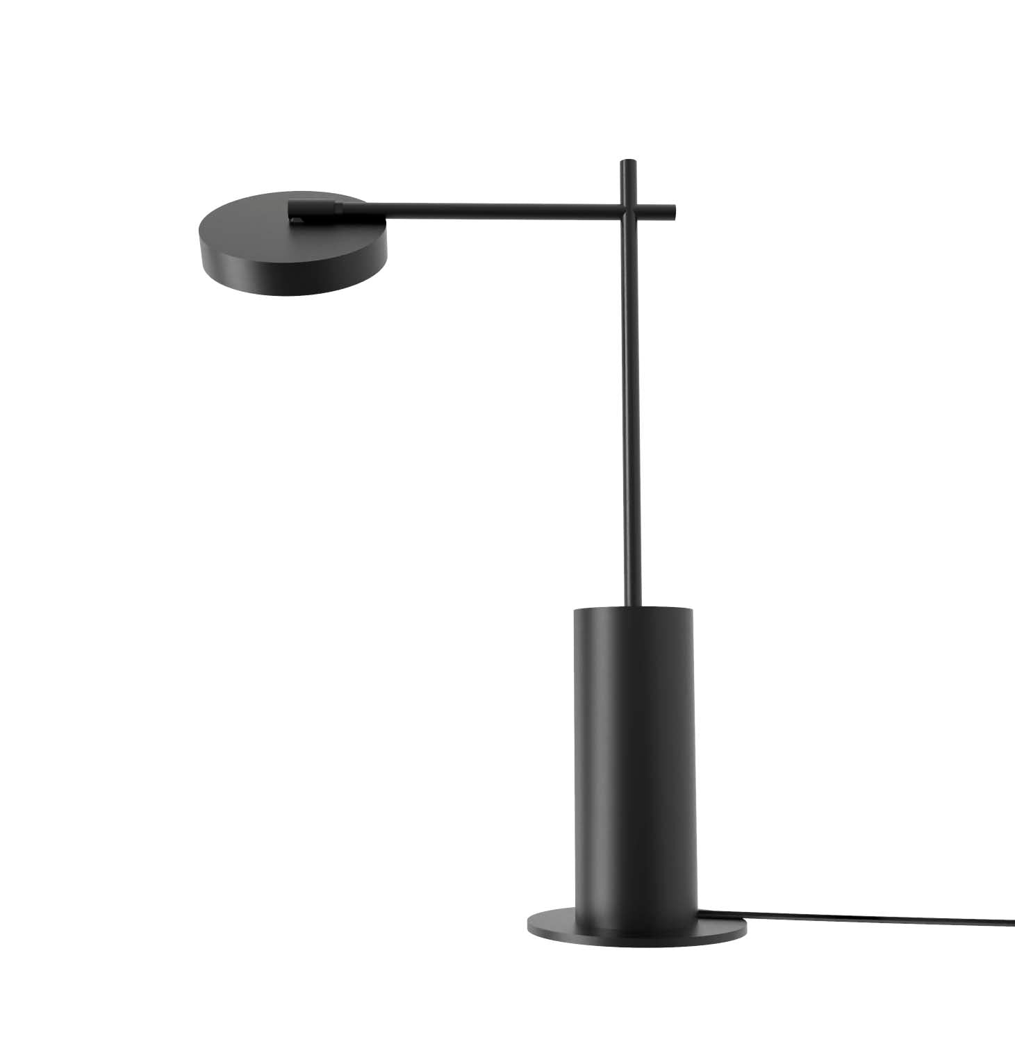 Robin lampă masă Rafaela 27K fier, aluminiu, textil, metacrilat Negru mat 6.5W, 1050Lm, 2700K, 14x29x41 cm