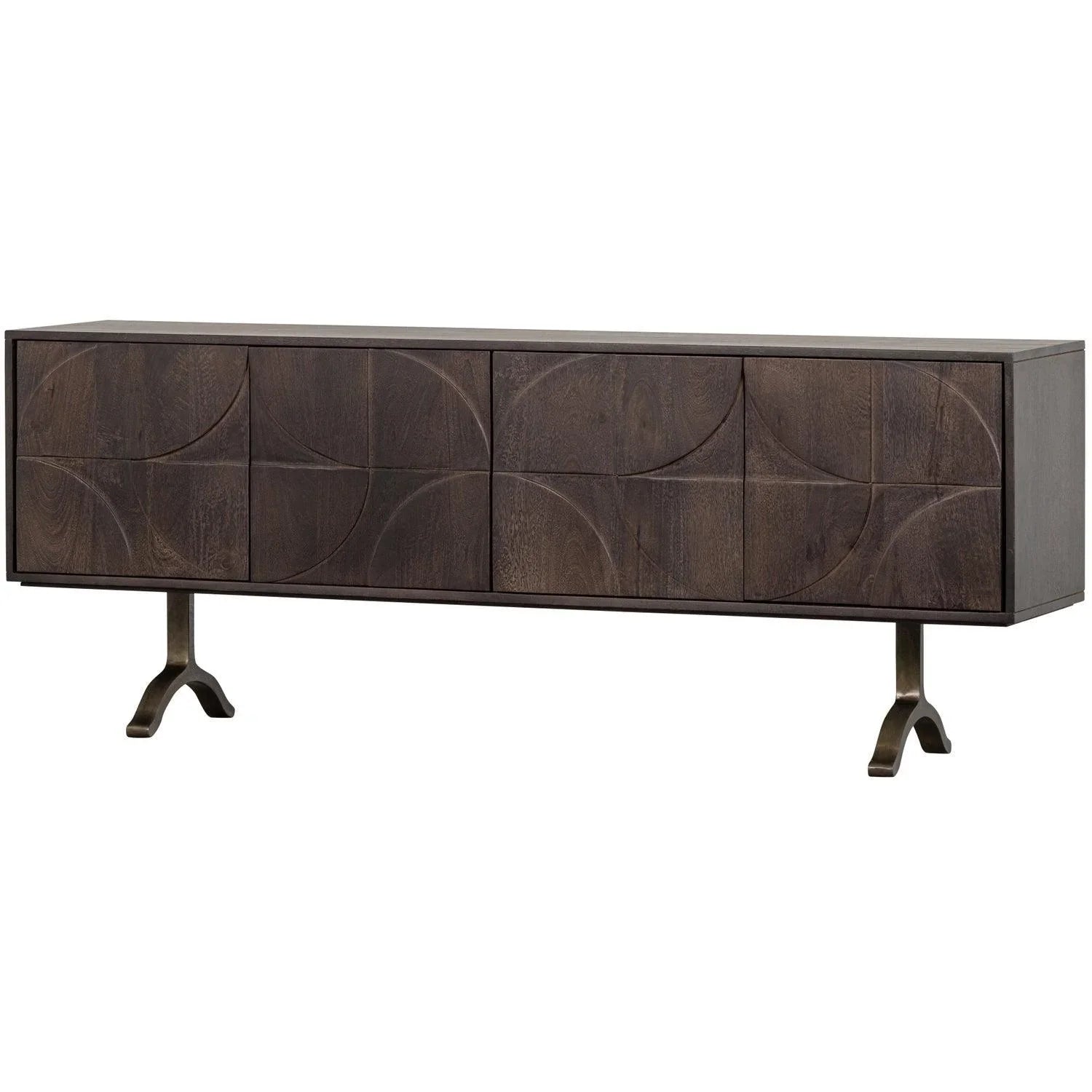 DRAW SIDEBOARD MANGO WOOD WALNUT - PARIS14A.RO