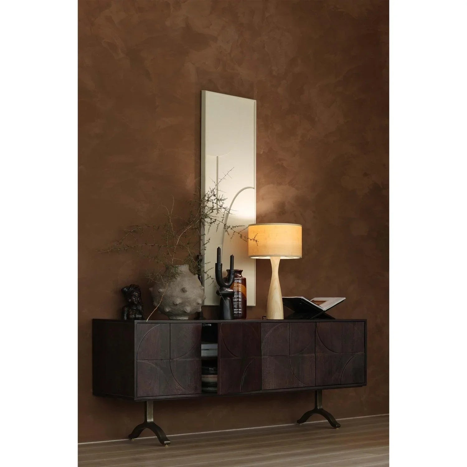 DRAW SIDEBOARD MANGO WOOD WALNUT - PARIS14A.RO