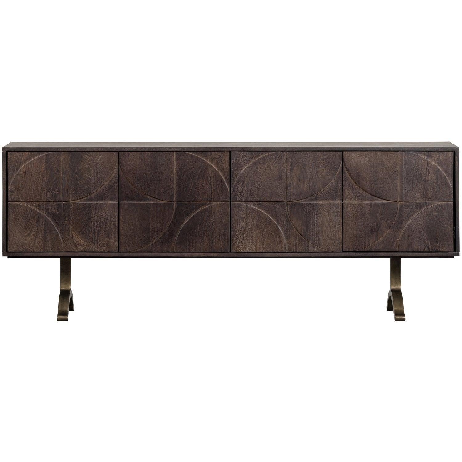 DRAW SIDEBOARD MANGO WOOD WALNUT - PARIS14A.RO