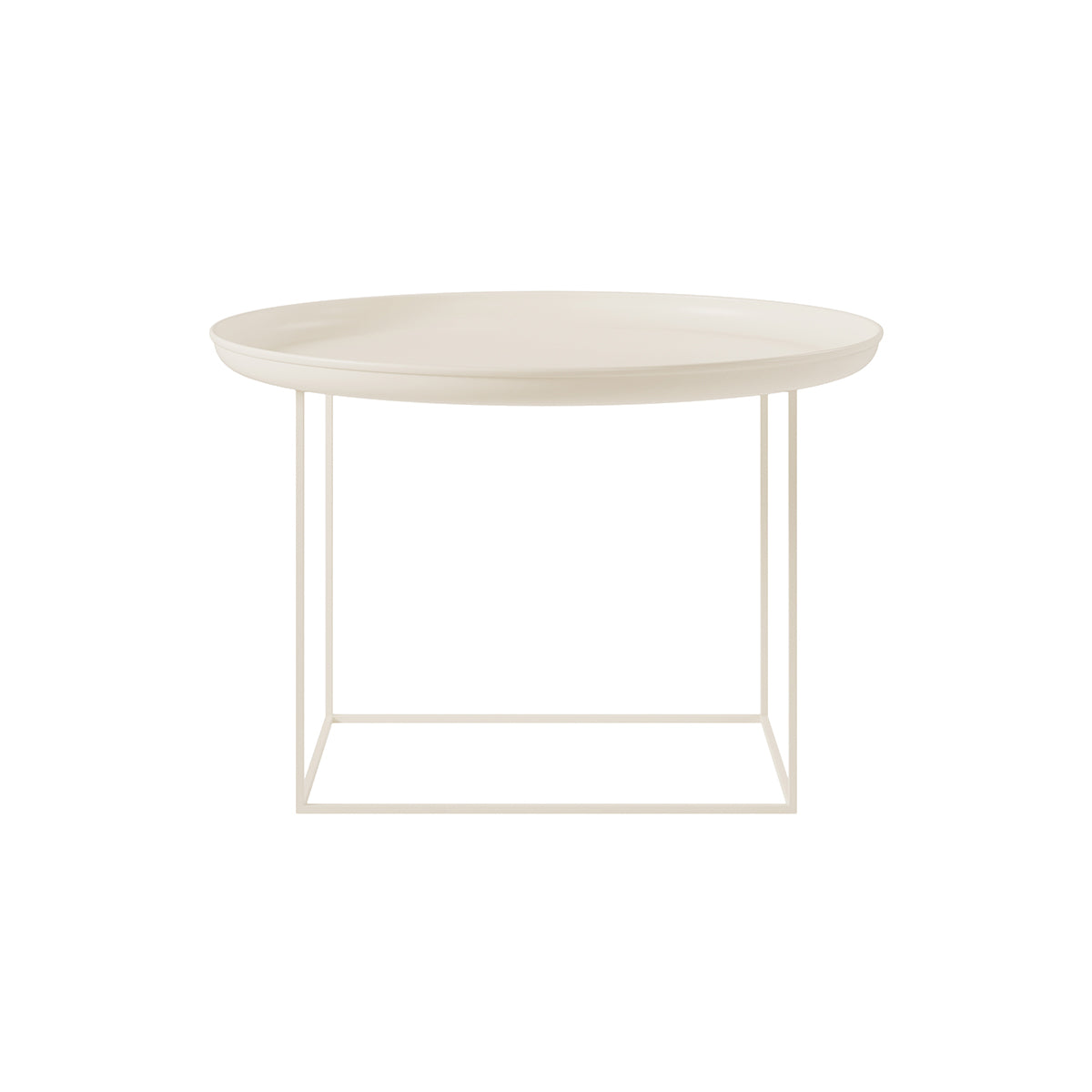 NORR11 masuta cafea Duke Medium | fier | Alb antic | Ø70xh45 cm