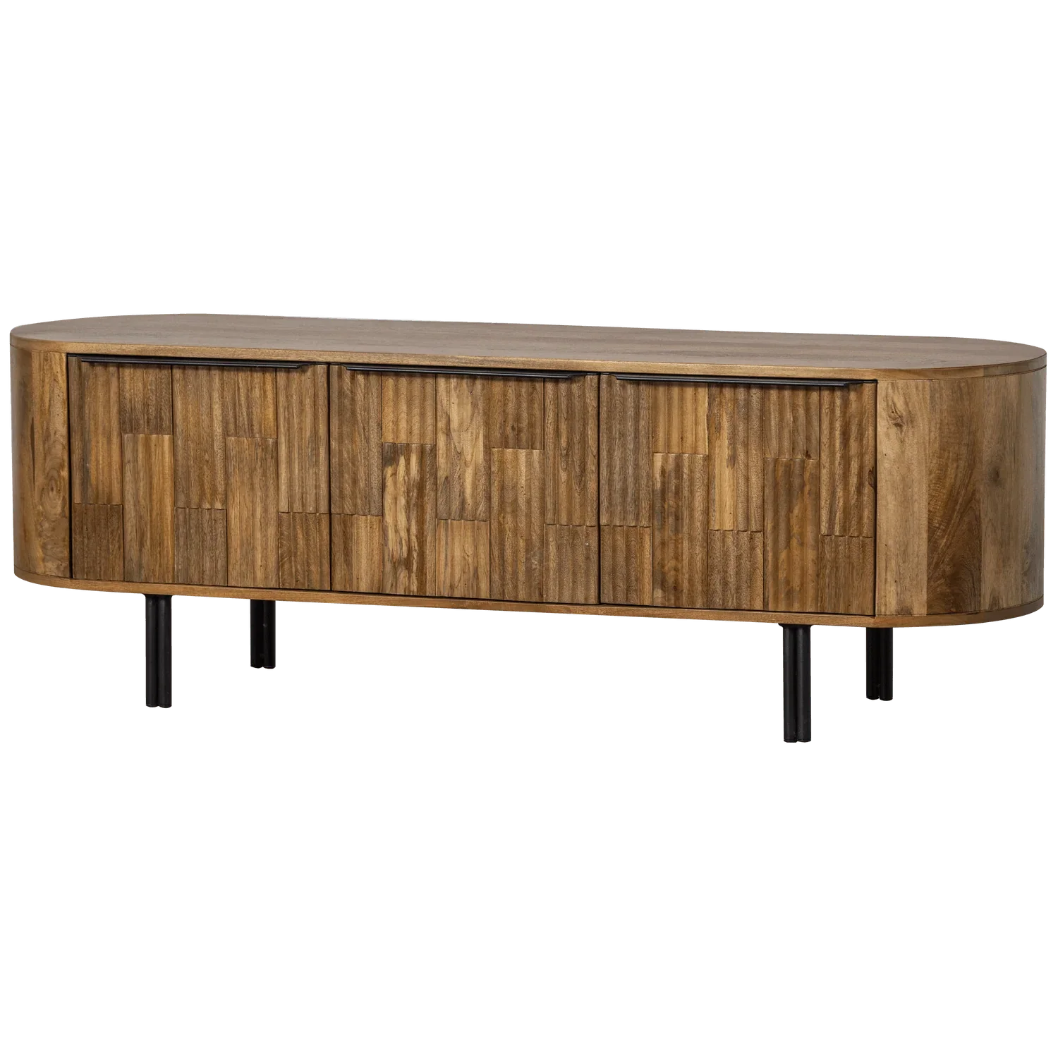 EFFORTLESS TV UNIT MANGO WOOD NATURAL - PARIS14A.RO