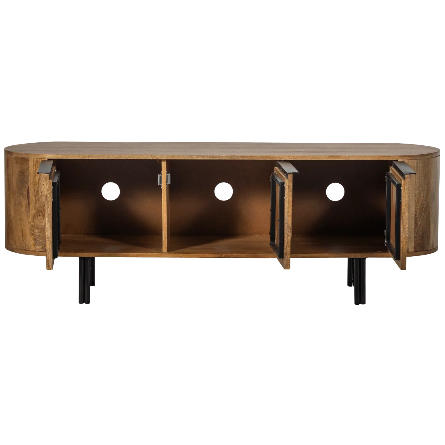 EFFORTLESS TV UNIT MANGO WOOD NATURAL - PARIS14A.RO