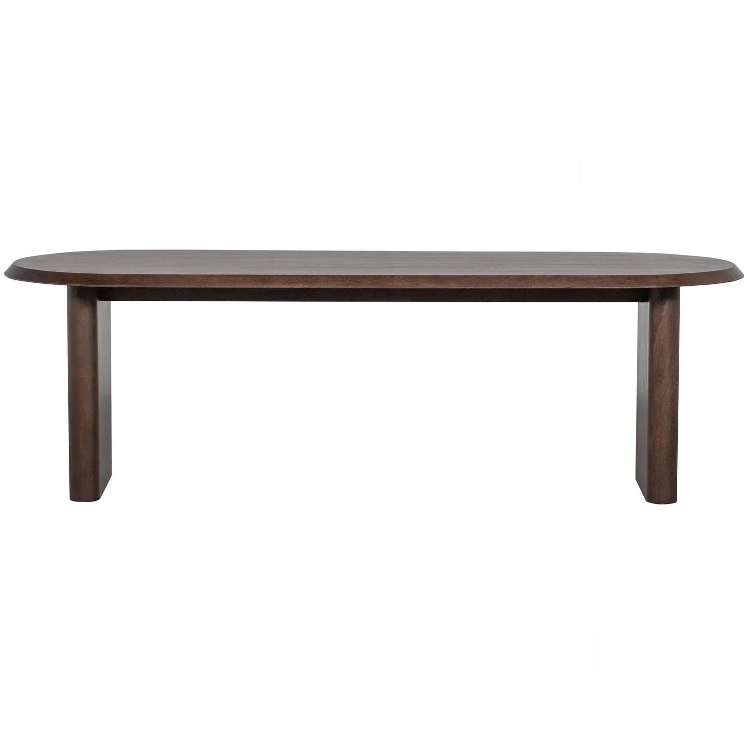 ELLIPS DINING TABLE MANGO WOOD WALNUT - PARIS14A.RO