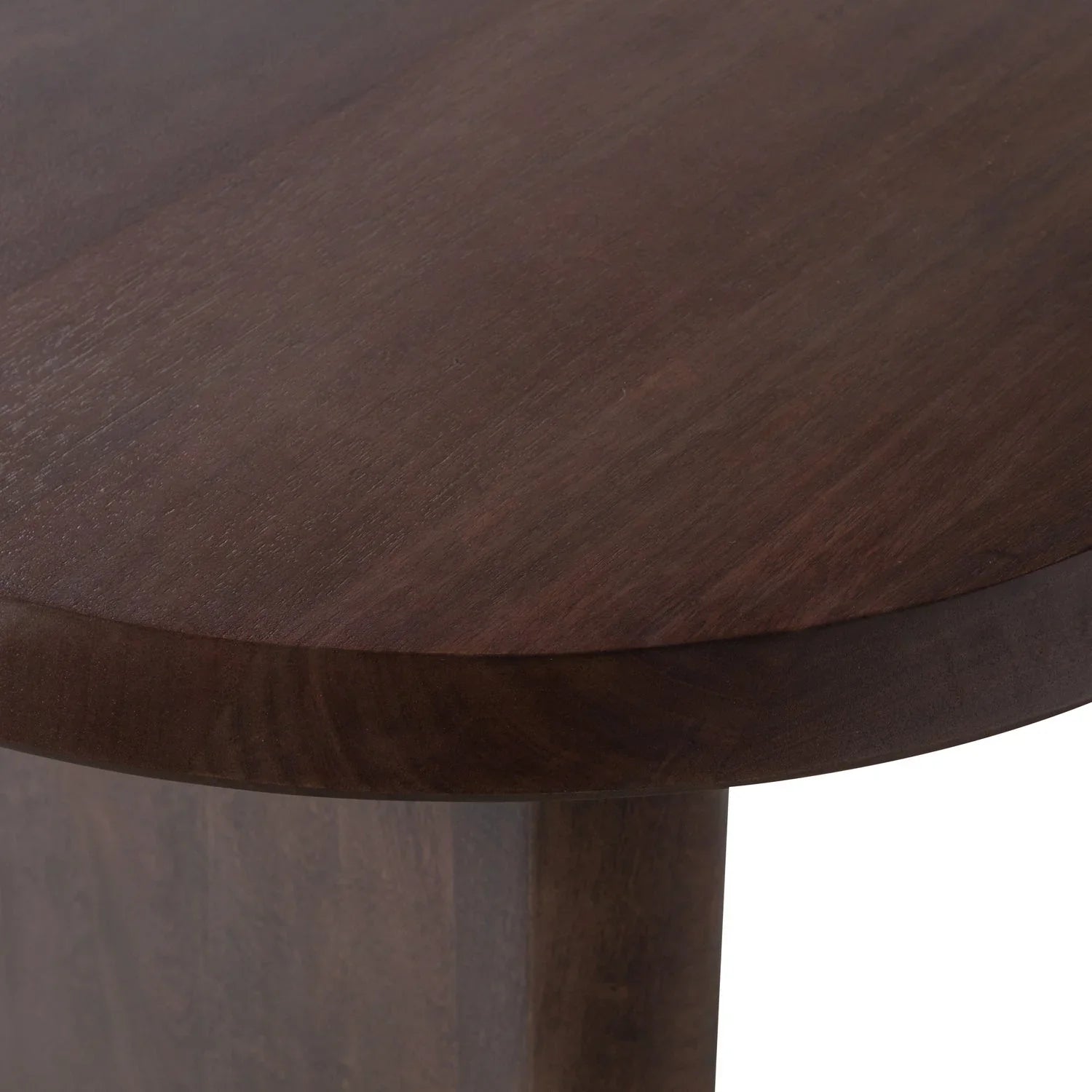 ELLIPS DINING TABLE MANGO WOOD WALNUT - PARIS14A.RO
