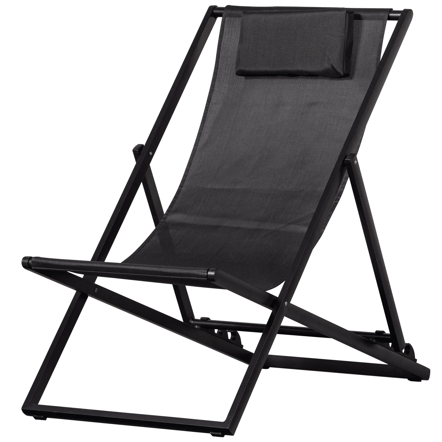 ESPER BEACH CHAIR GARDEN BLACK - PARIS14A.RO