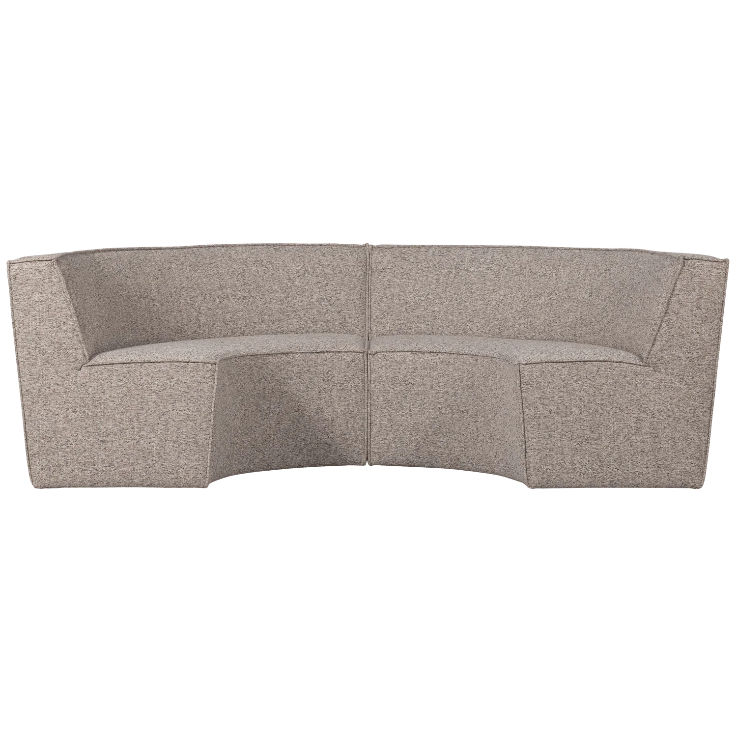 EUROPA 4-SEATER DINING BENCH WOVEN FABRIC SAND MELANGE - PARIS14A.RO