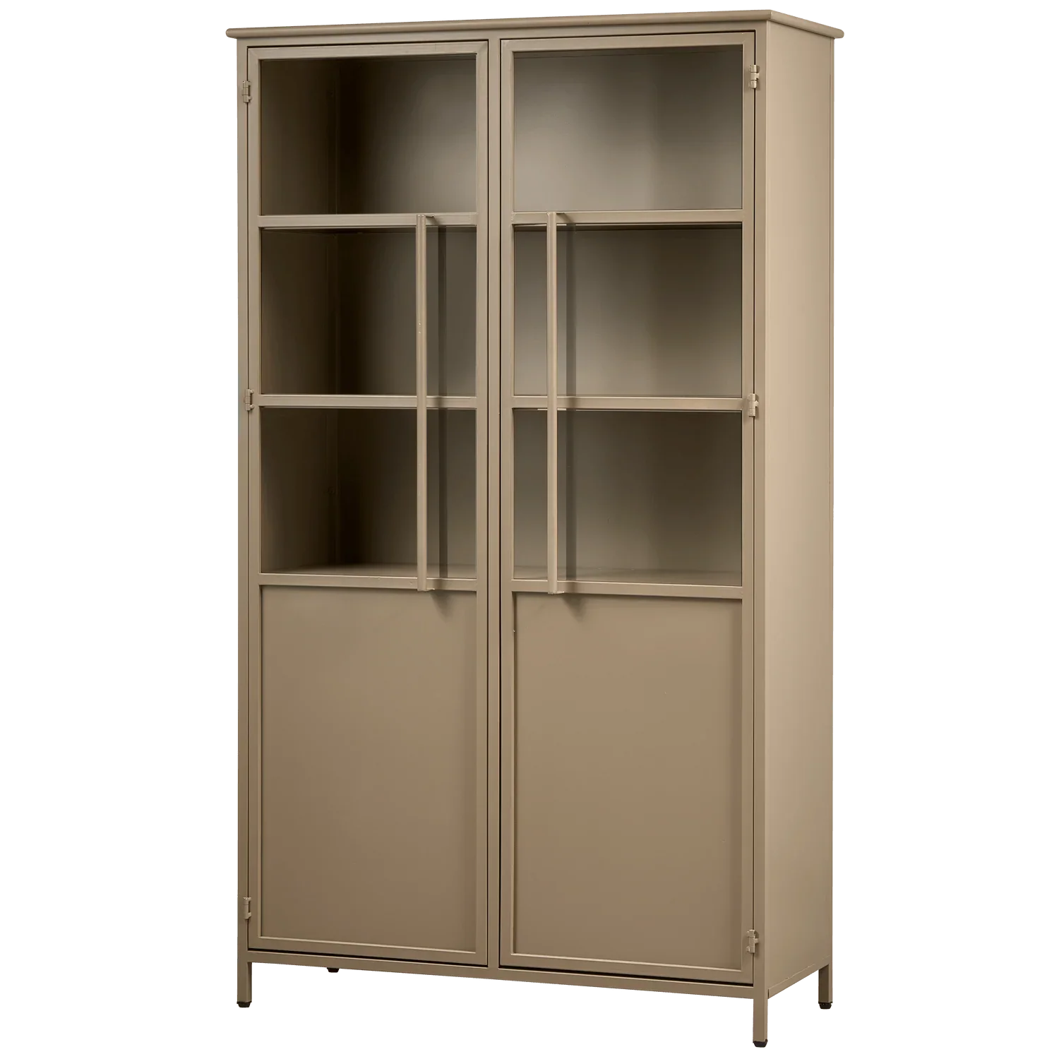 EXHIBIT CABINET METAL KHAKI - PARIS14A.RO