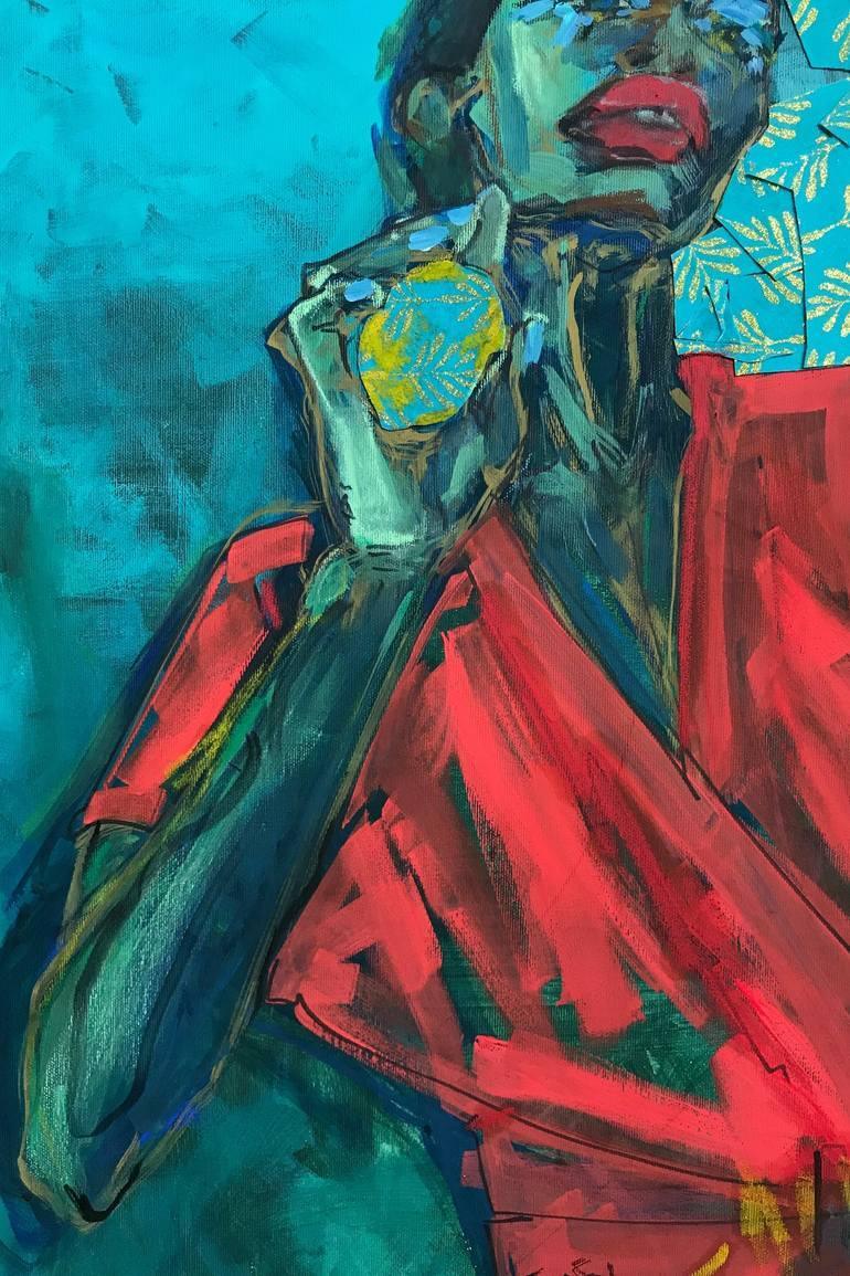 "Fake Paradise" Painting - PARIS14A.RO