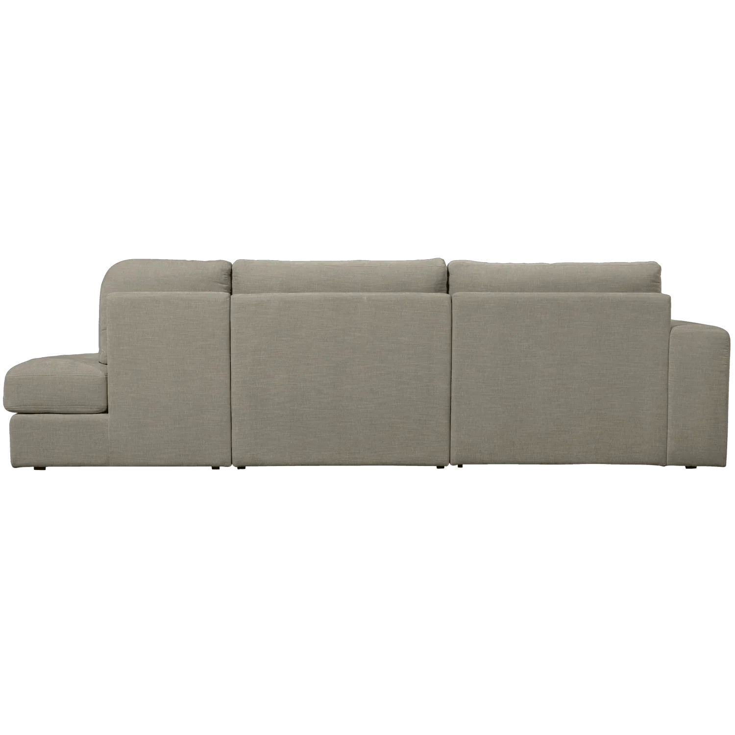 FAMILY 2,5-SEATER SOFA ROUNDED RIGHT WARM GREY - PARIS14A.RO