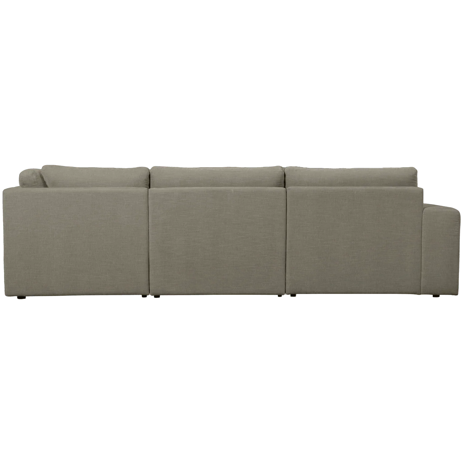 FAMILY CORNER SOFA ROUNDED RIGHT WARM GREY - PARIS14A.RO