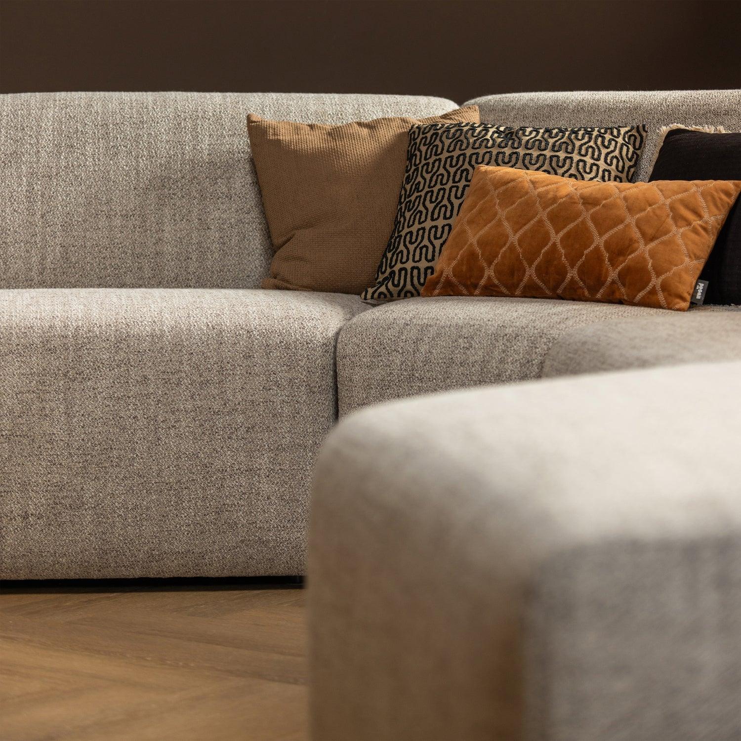 FEMIA CUSHION CHENILLE TEXTURED SAND 45x45CM - PARIS14A.RO