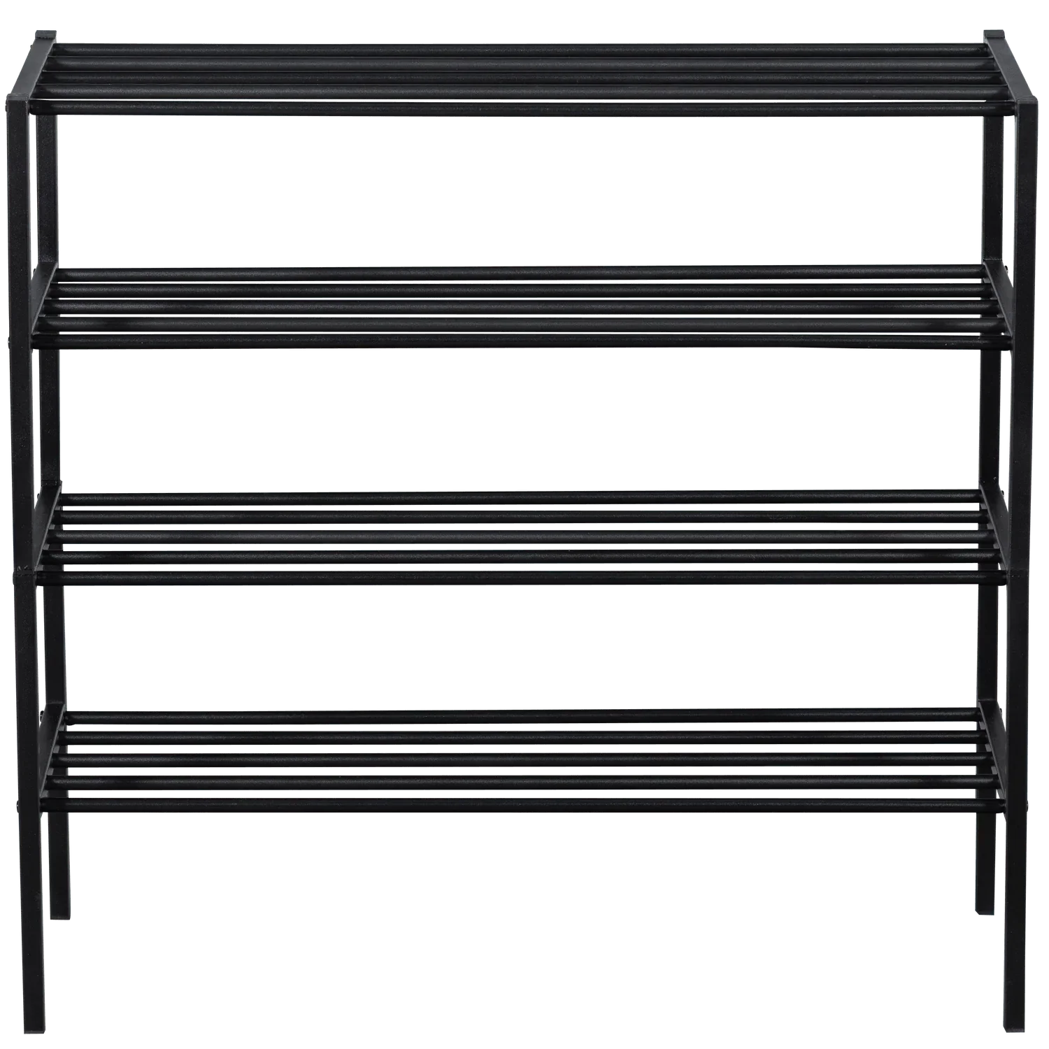 FERRO SHOE RACK STACK OF 2 METAL BLACK - PARIS14A.RO