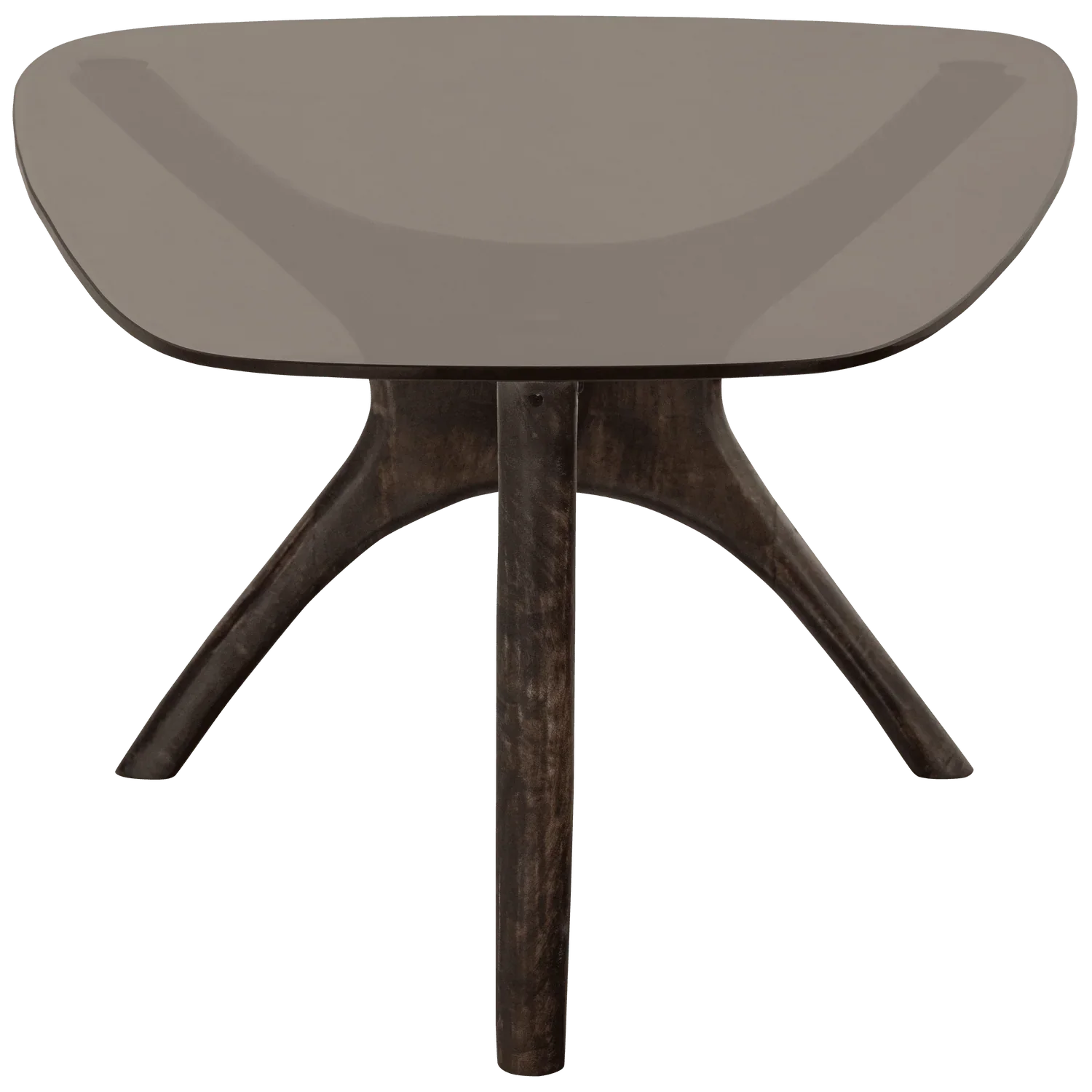 FLASH COFFEE TABLE MANGO WOOD/GLASS WALNUT - PARIS14A.RO