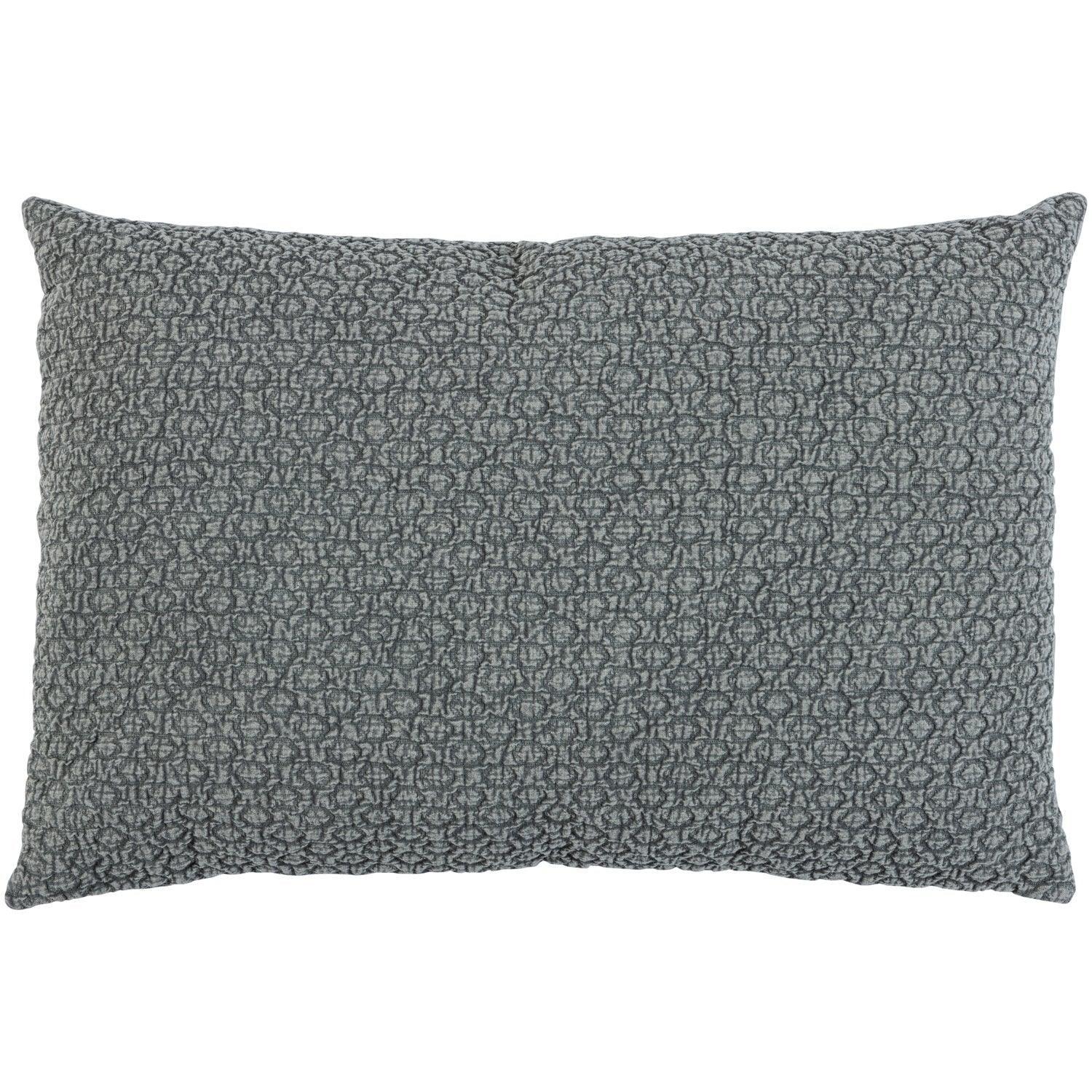 FLATTER CUSHION COTTON PALE GREEN 40x60CM - PARIS14A.RO