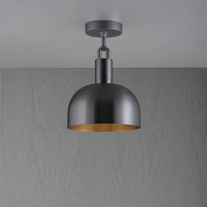 Buster & Punch Lustră Forked Linear Metal Alama/Otel Ars/Otel/Gun Metal E27 Abajur 250mm Medium 4