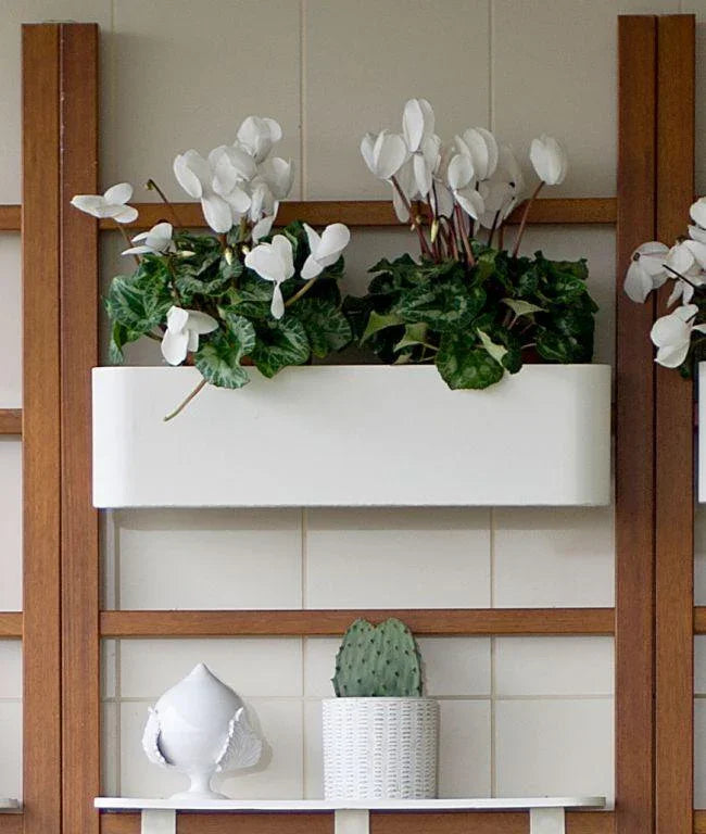 Ghivece Urbn Balcony din aluminiu alb - Unopiù - PARIS14A.RO