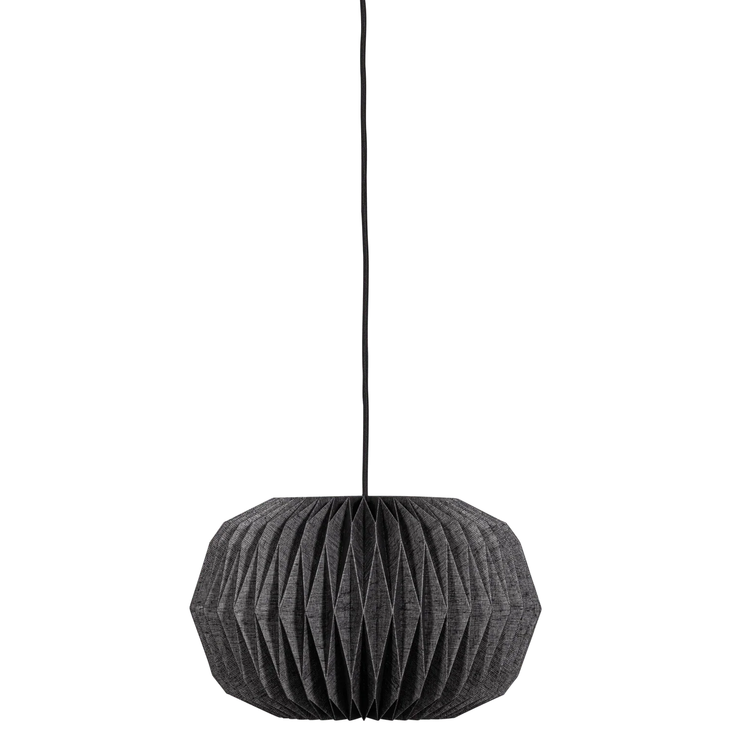 GLOBE PENDANT LAMP PAPER NATURAL/BLACK - PARIS14A.RO
