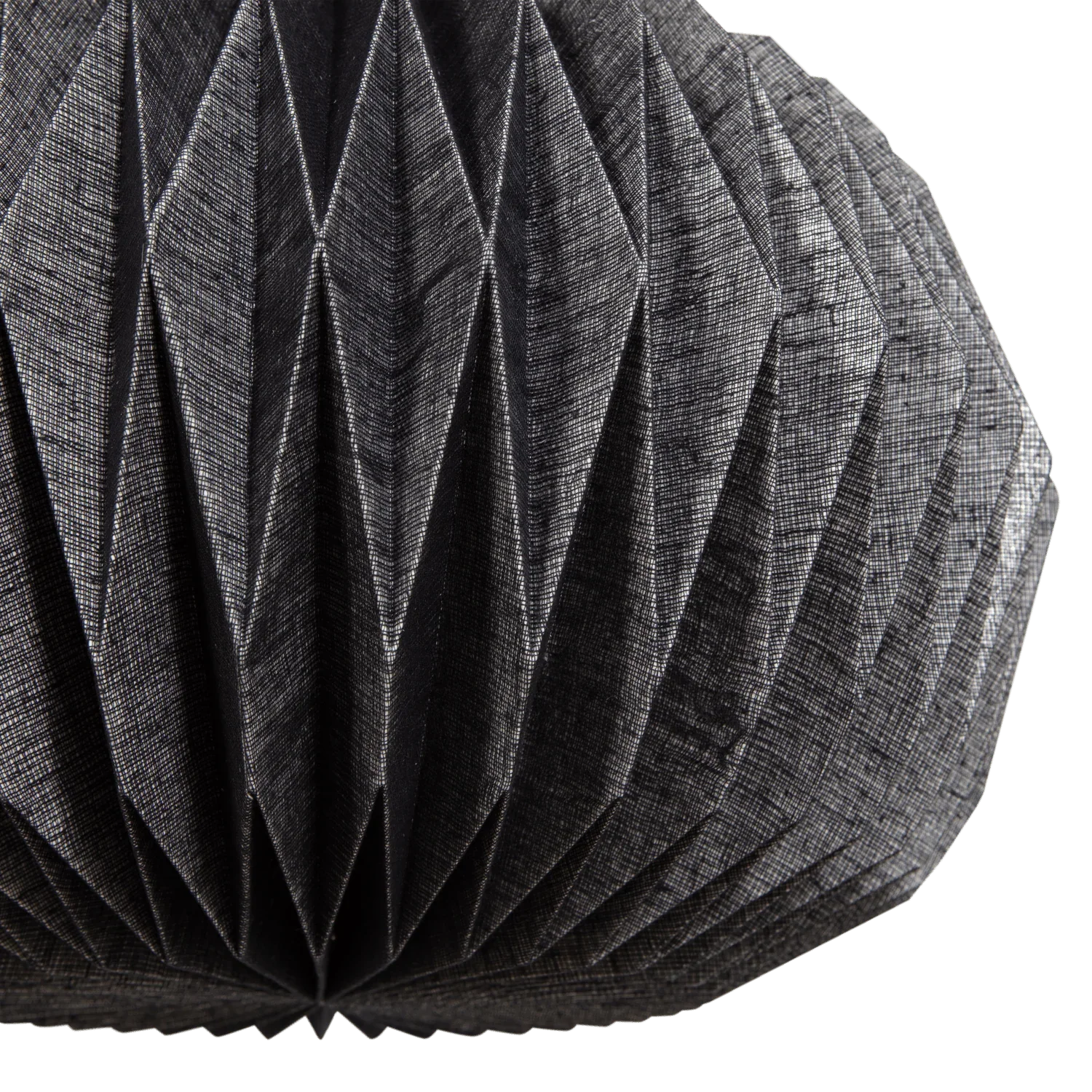 GLOBE PENDANT LAMP PAPER NATURAL/BLACK - PARIS14A.RO