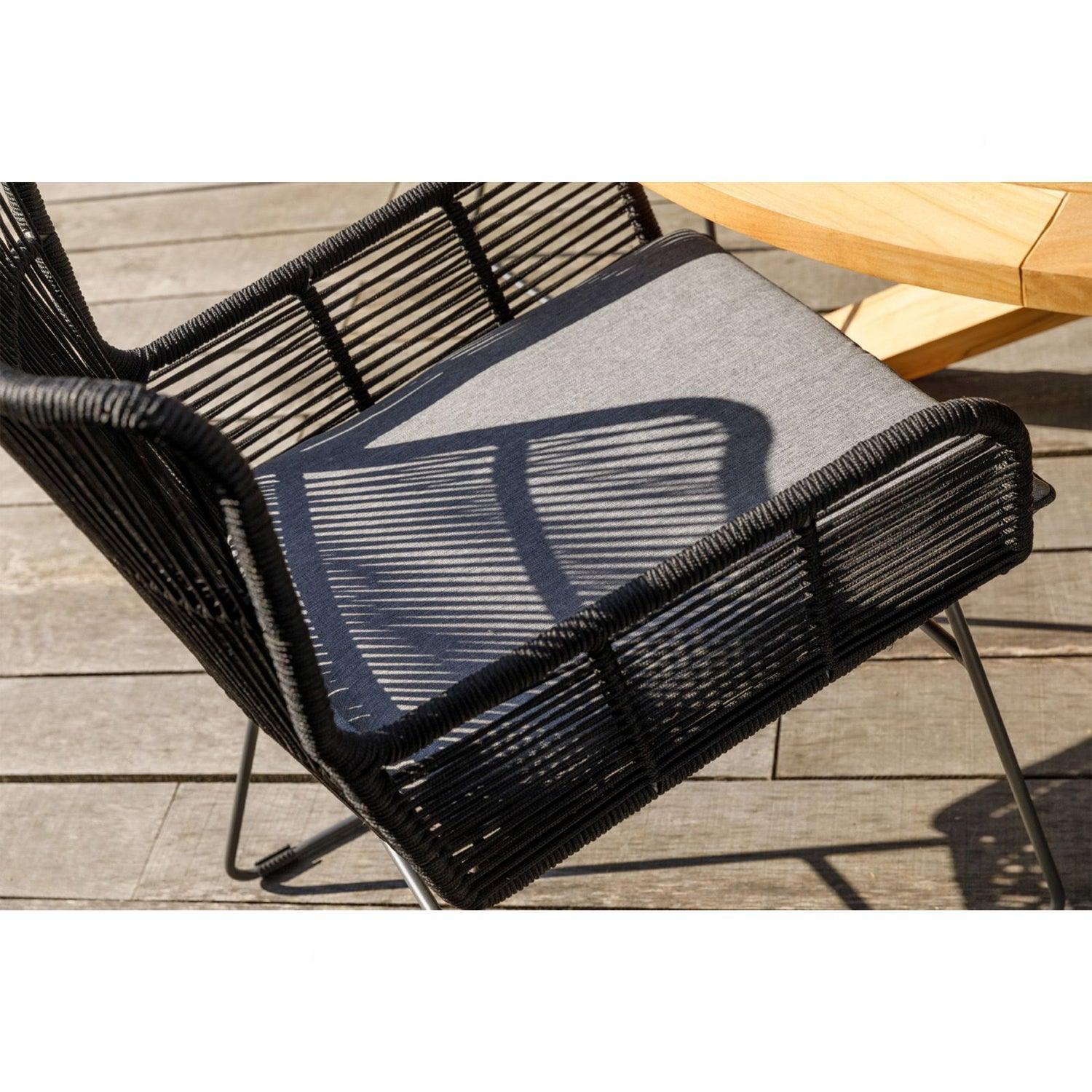 GRACE GARDEN CHAIR ANTHRACITE STEEL/ROPE - PARIS14A.RO