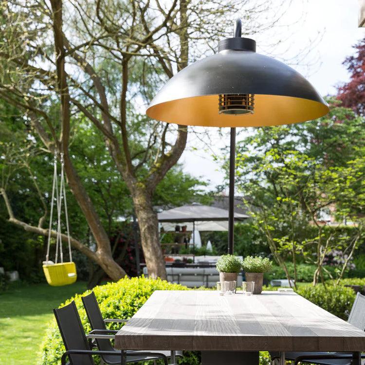 Heatsail Dome Încălzitor de Terasă Electric cu Lampa LED - Negru - PARIS14A.RO