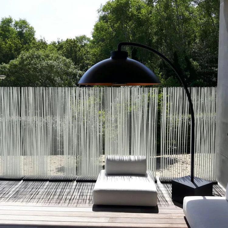 Heatsail Dome Încălzitor de Terasă Electric cu Lampa LED - Negru - PARIS14A.RO