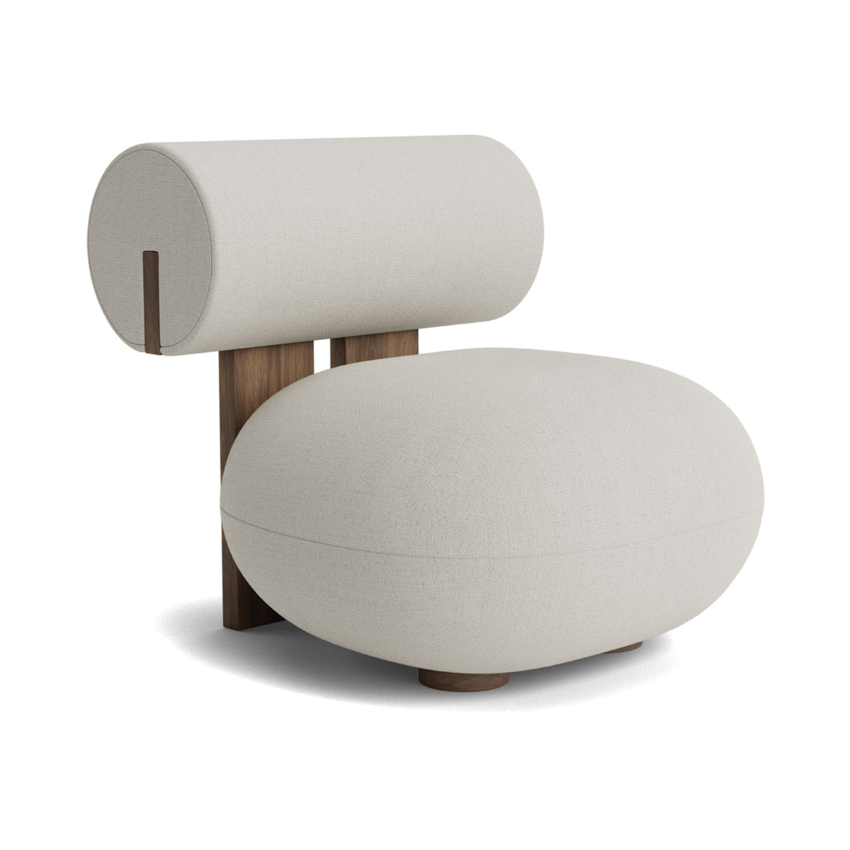 NORR11 fotoliu lounge Hippo Outdoor | frasin termo FSC | 71x81xh73 cm