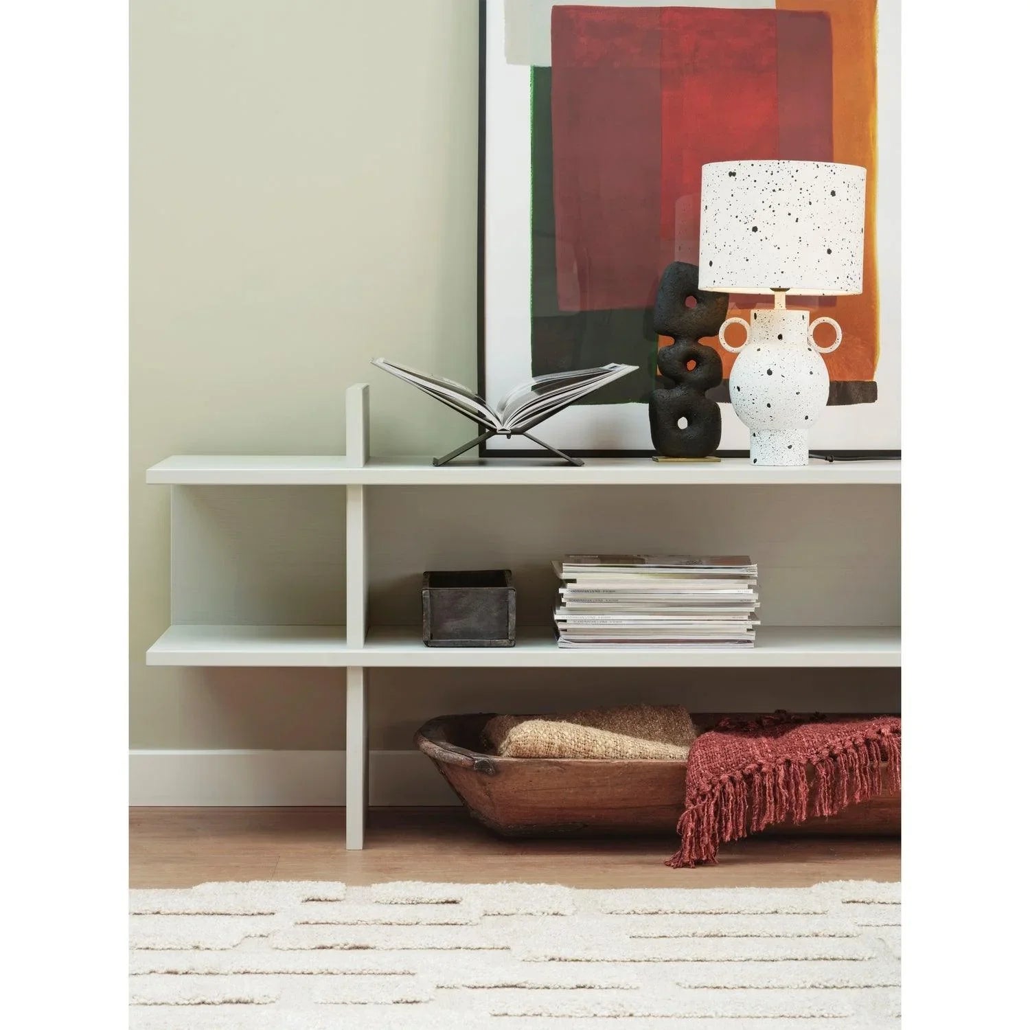 HOED TABLE LAMP METAL WHITE/BLACK - PARIS14A.RO