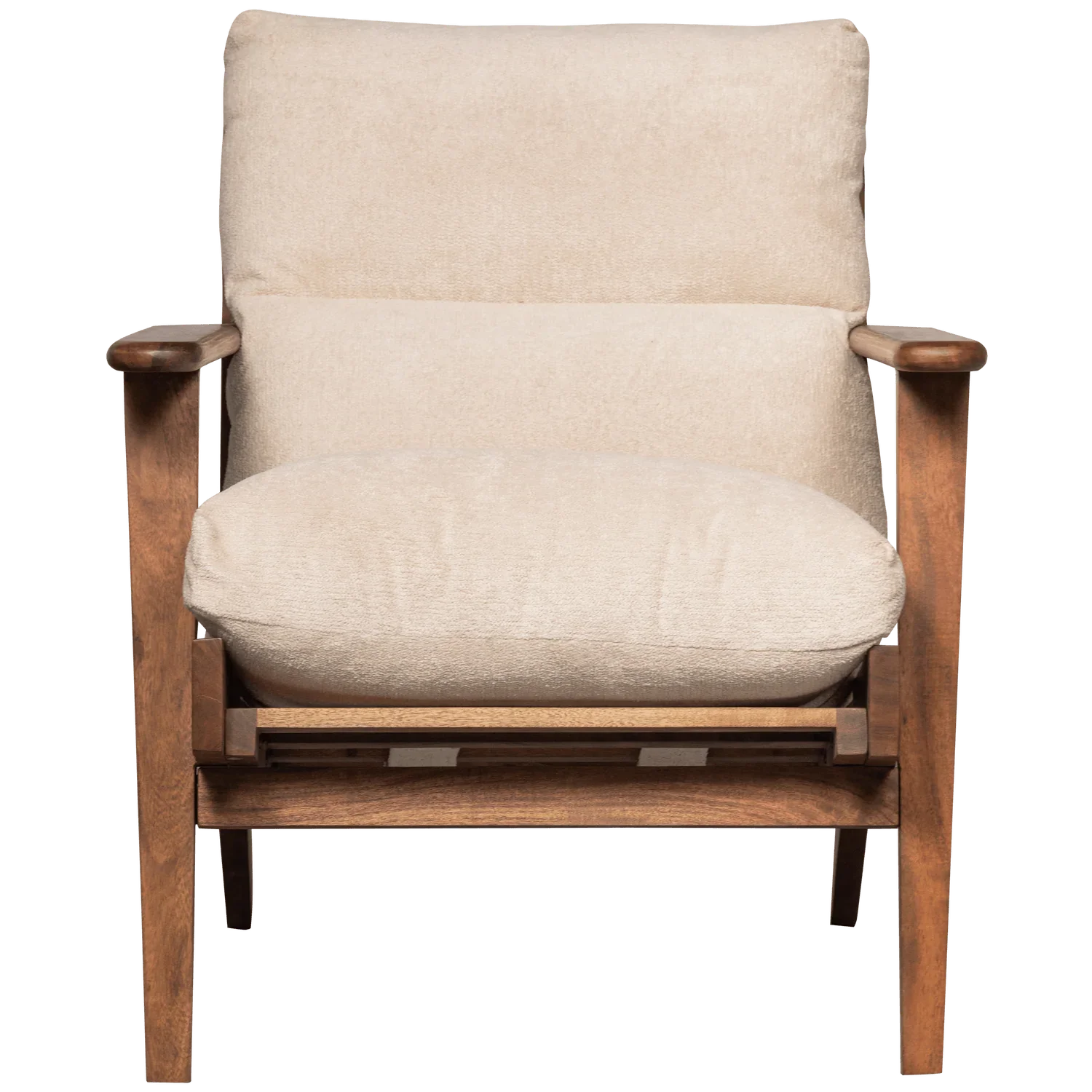 HOUSTON ARMCHAIR BOUCLE/WOOD NATURAL - PARIS14A.RO