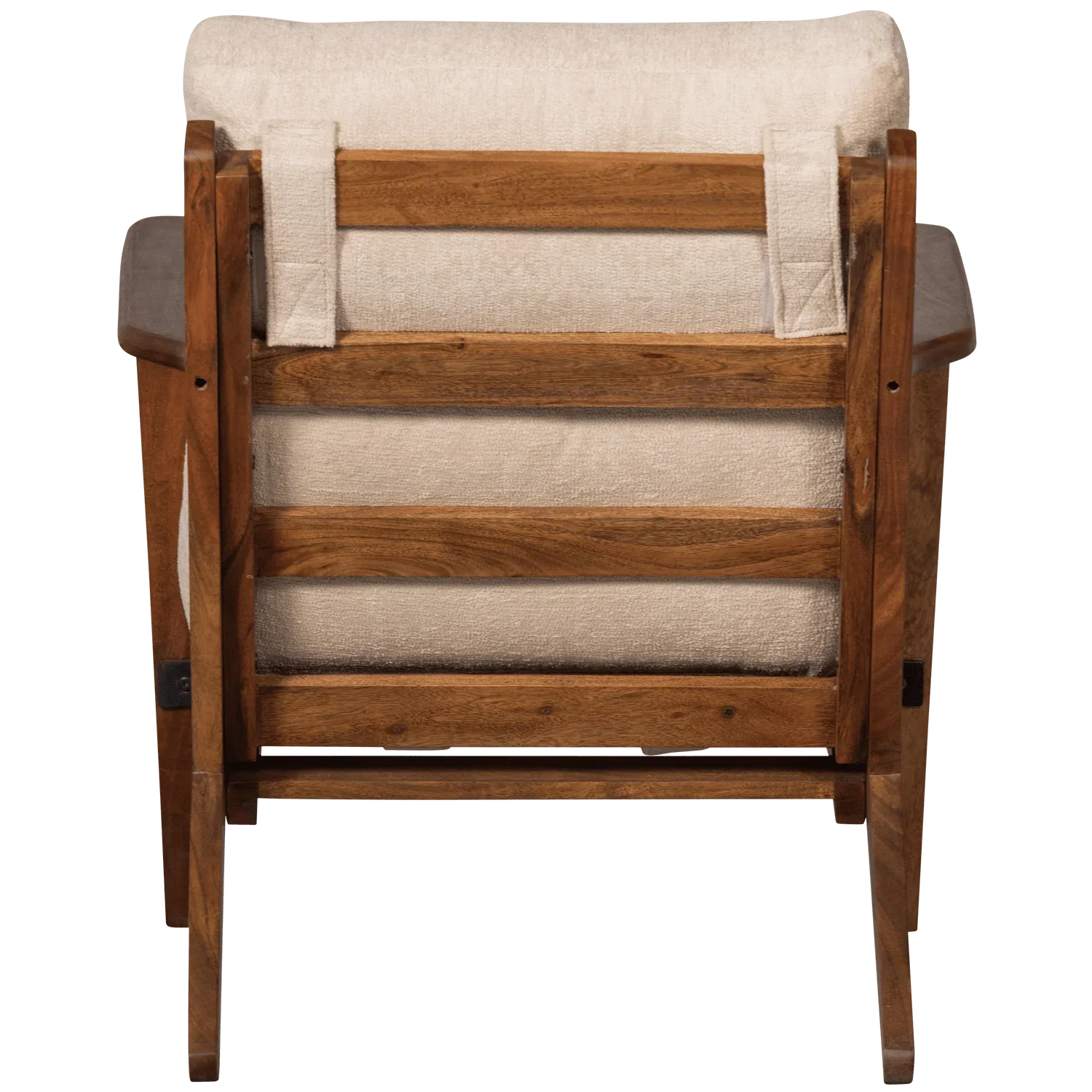 HOUSTON ARMCHAIR BOUCLE/WOOD NATURAL - PARIS14A.RO