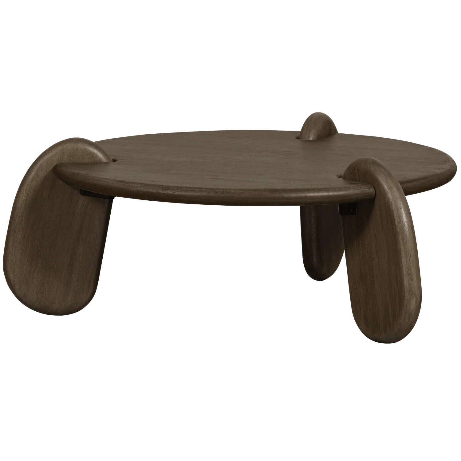 IMBUE COFFEE TABLE MANGO WOOD WALNUT - PARIS14A.RO