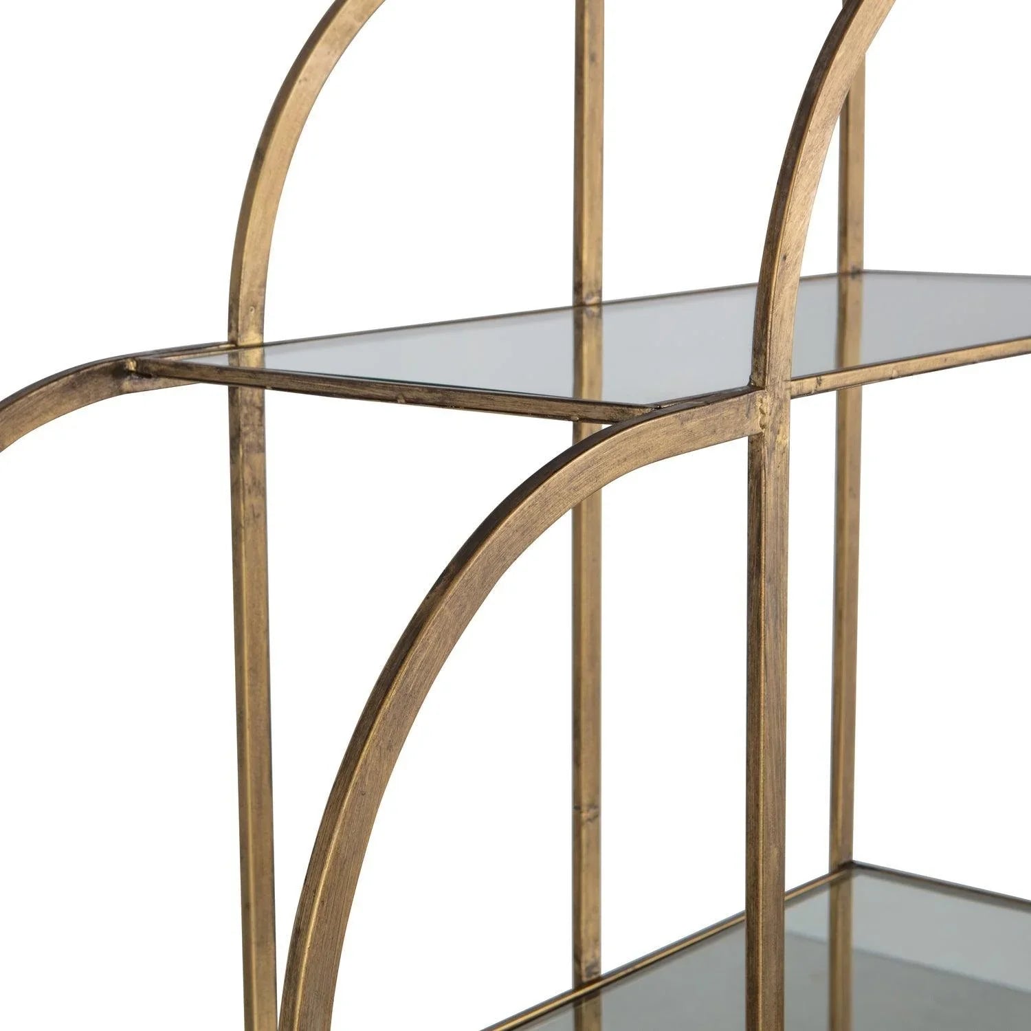 INTENSE WALL CABINET METAL ANTIQUE BRASS 96CM - PARIS14A.RO