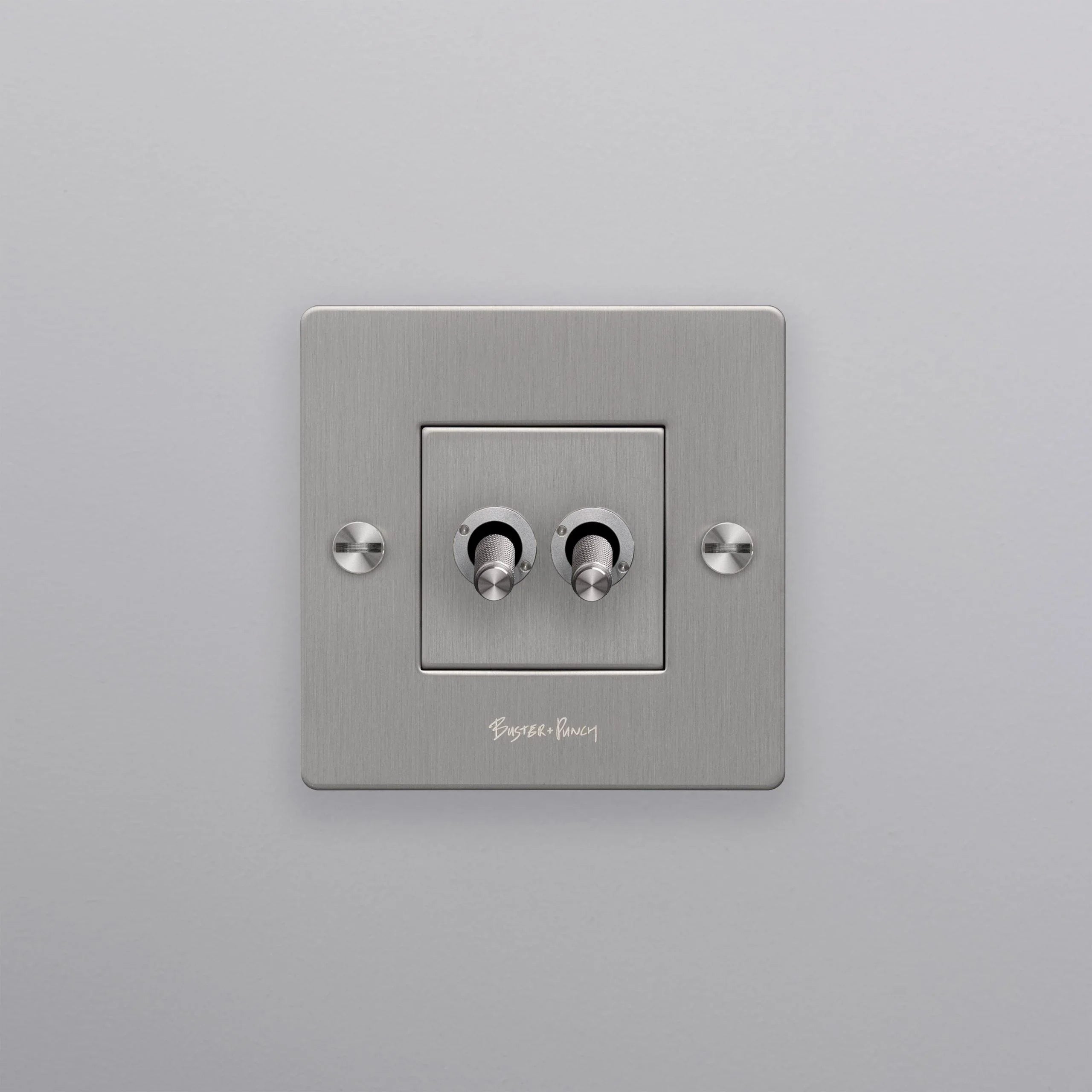 Intrerupator dublu 1G retractiv - Buster & Punch - PARIS14A.RO