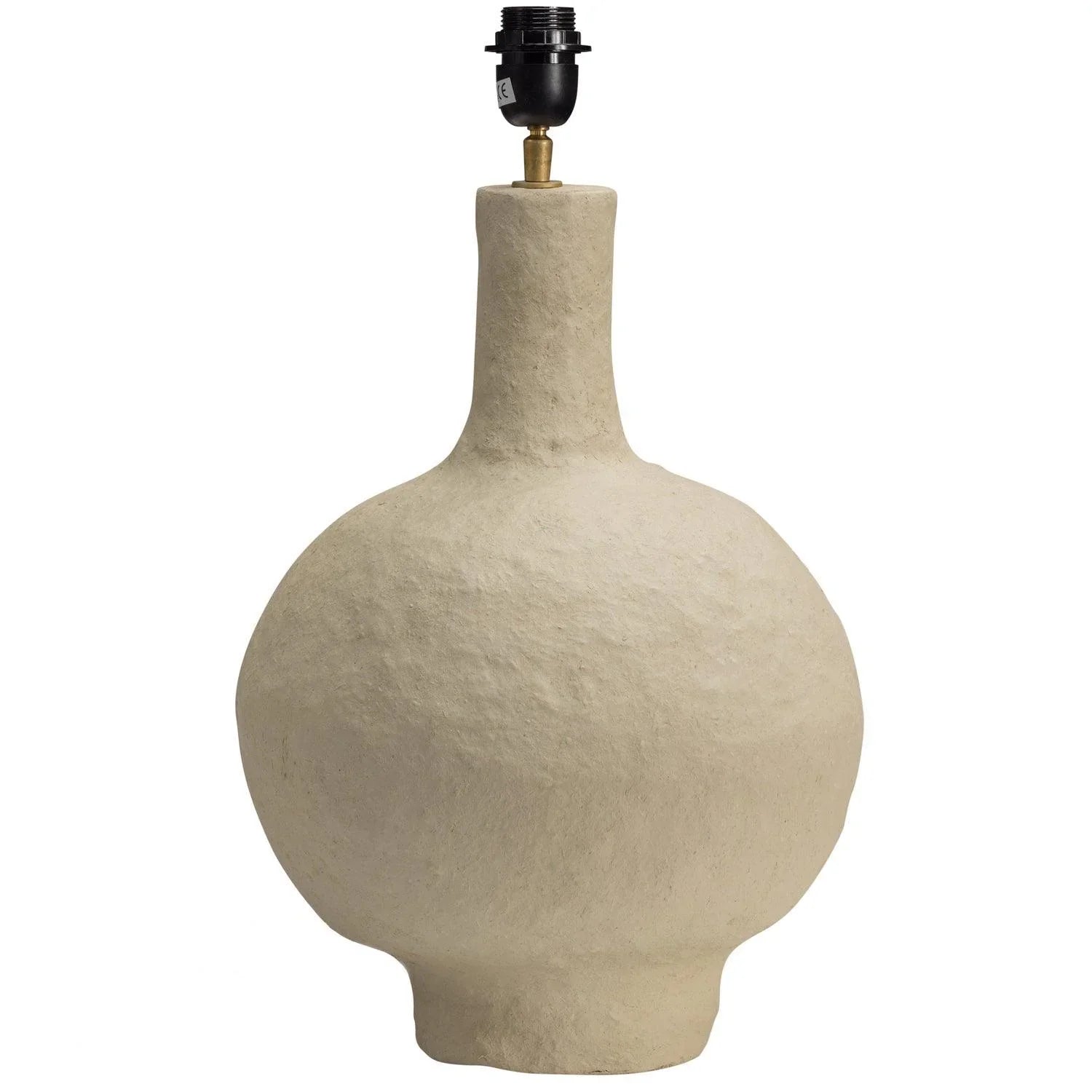 IOS TABLE LAMP BASE PAPER MACHE NATURAL - PARIS14A.RO