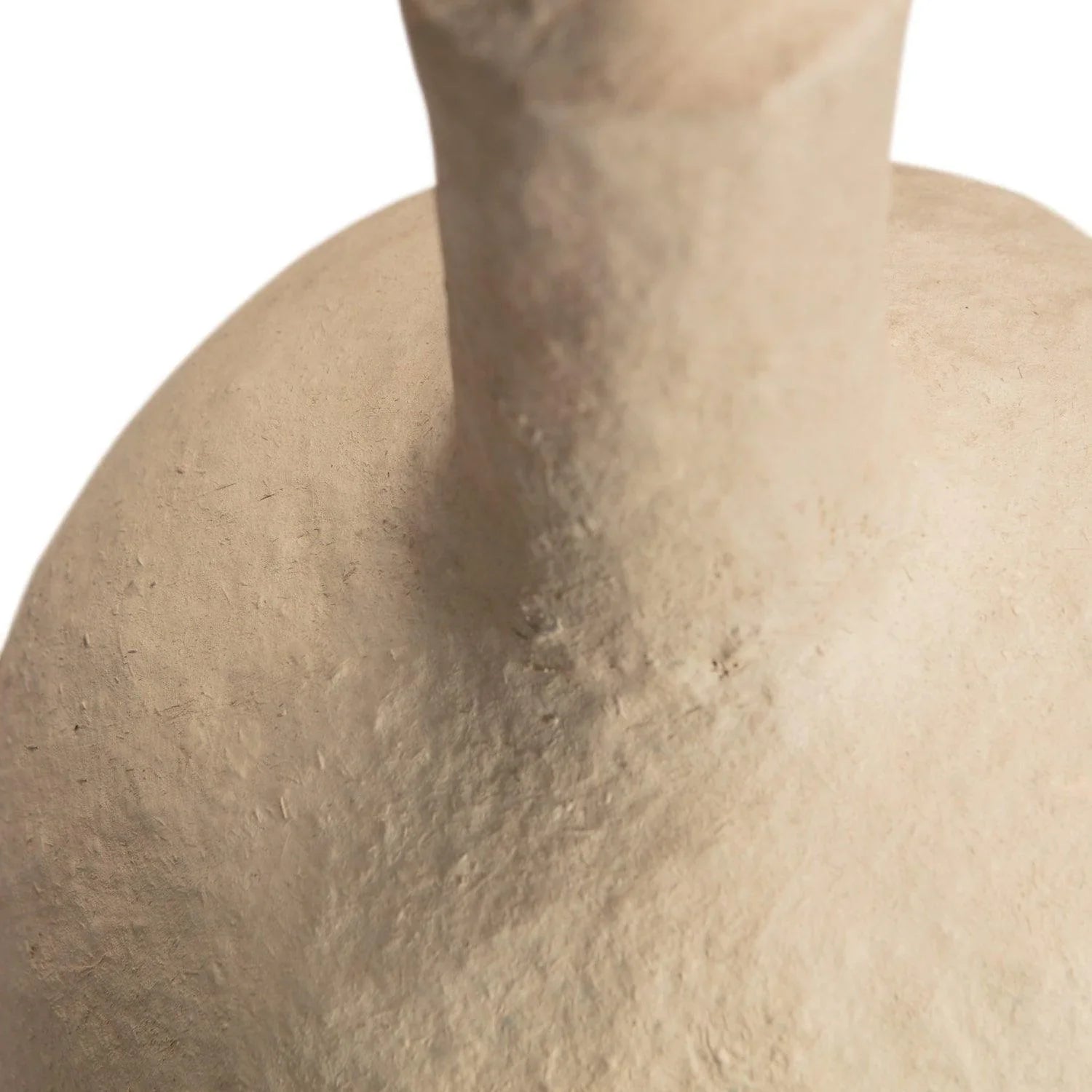 IOS TABLE LAMP BASE PAPER MACHE NATURAL - PARIS14A.RO