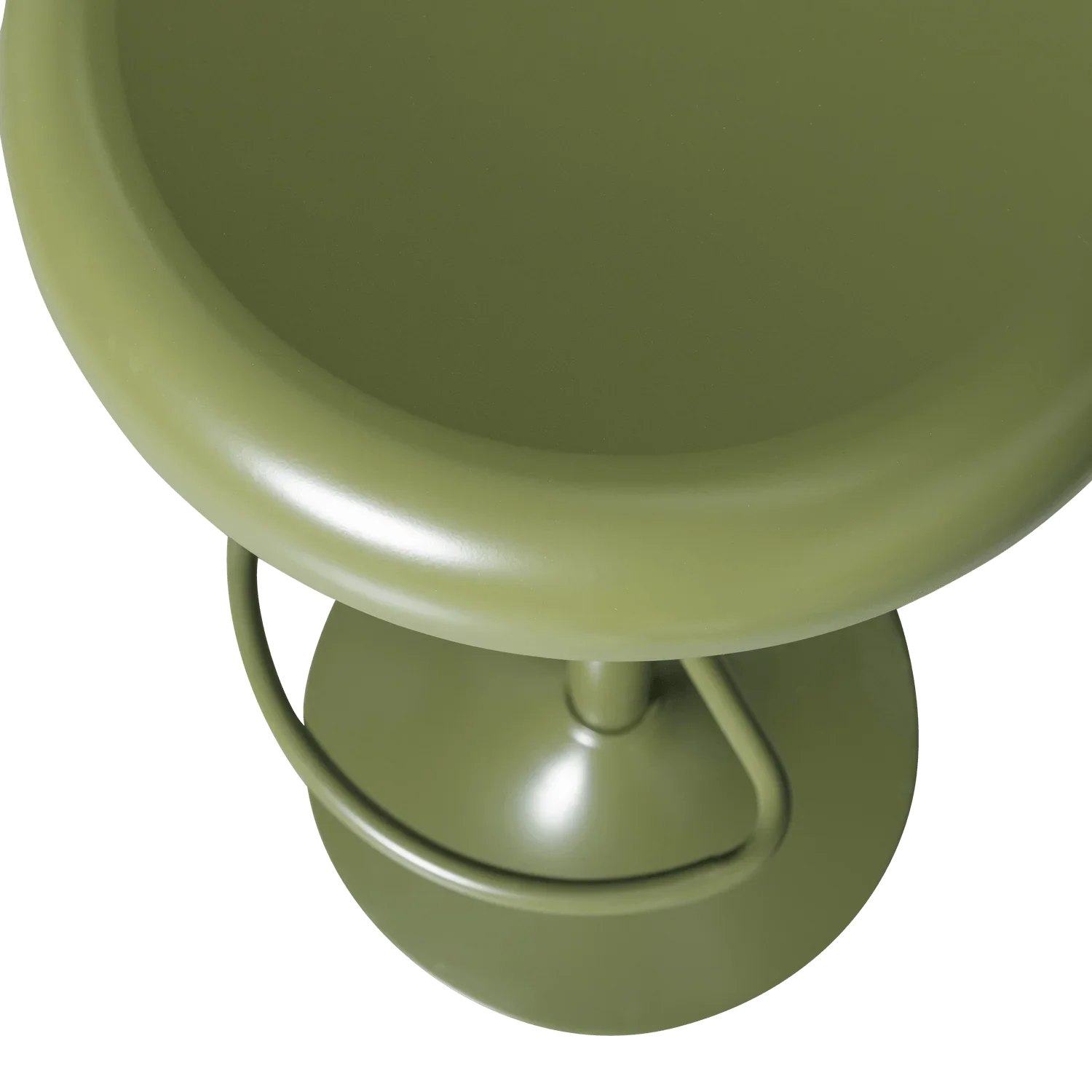 ISAAC BAR STOOL METAL WARM GREEN - PARIS14A.RO