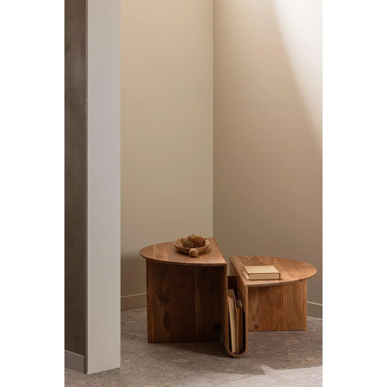 JAWS COFFEE TABLE WOOD NATURAL - PARIS14A.RO